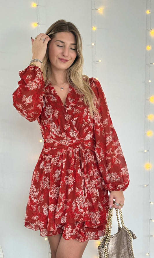 Robe orangée CHARLOTTE