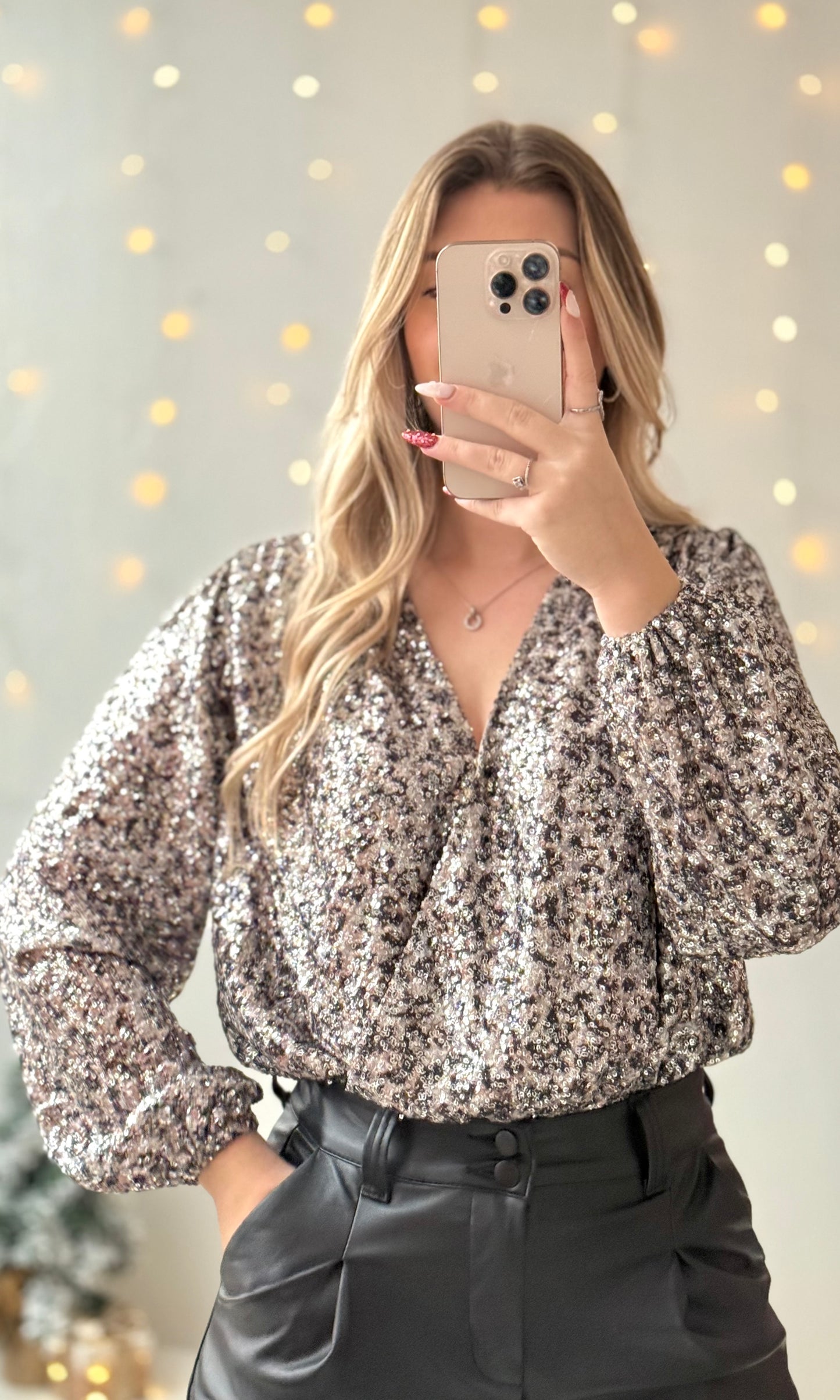 Body léopard sequins DECEMBER