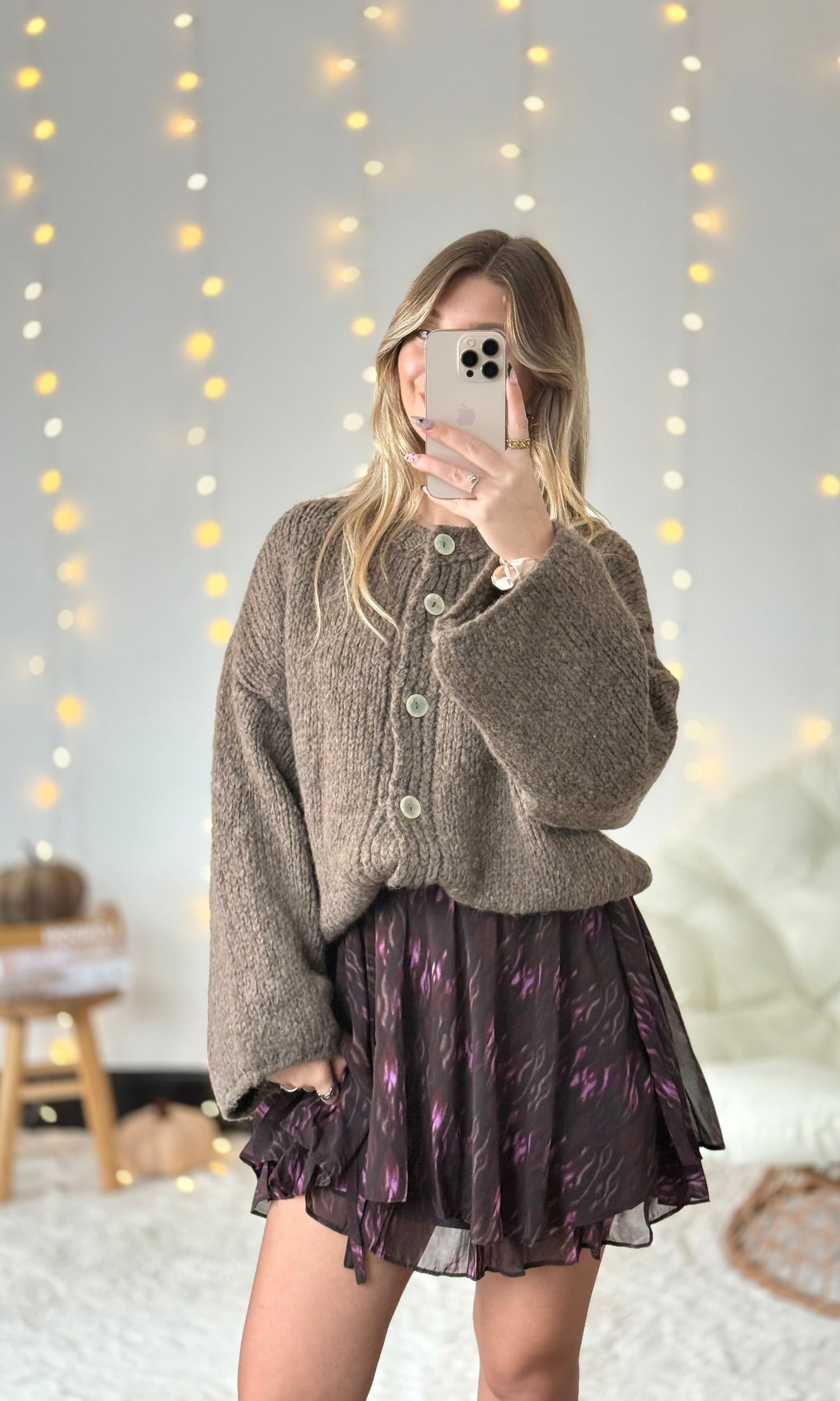 Gilet noisette CLEM 🇮🇹