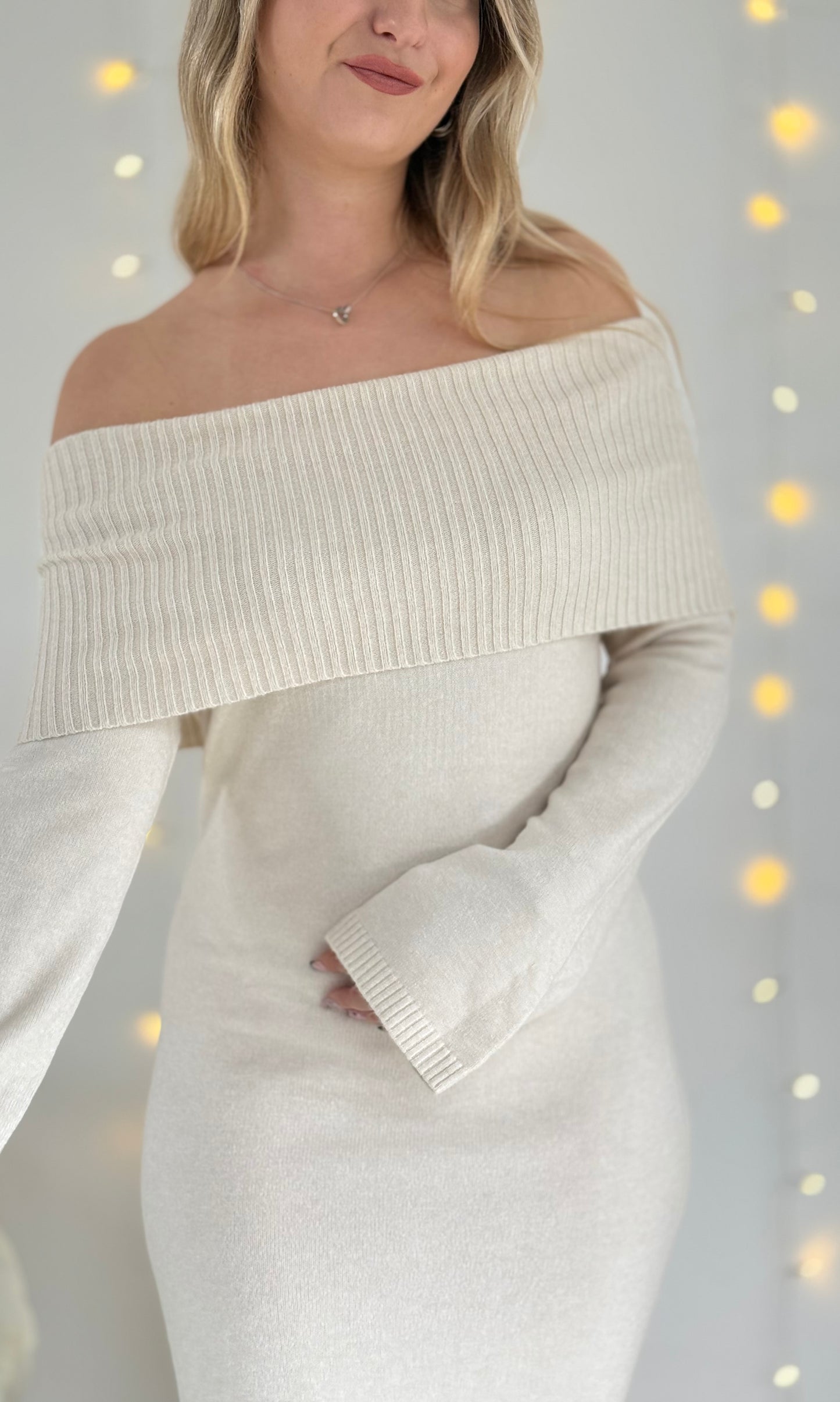 Robe pull écrue AVALONE 🇮🇹