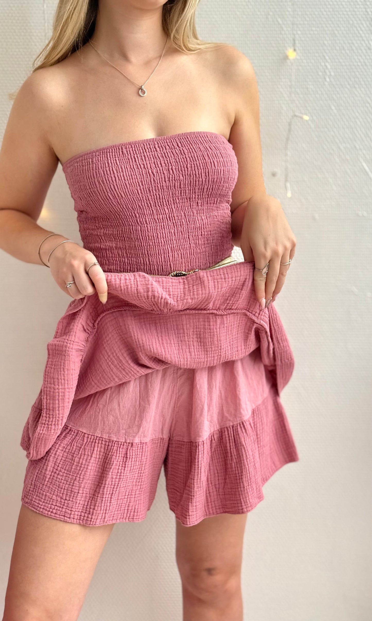 Combishort bustier HIBISCUS 🇮🇹