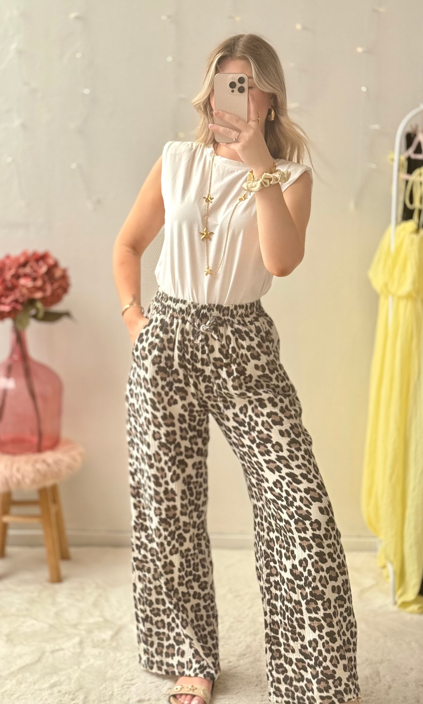 Pantalon gaze de coton MARY 🇮🇹