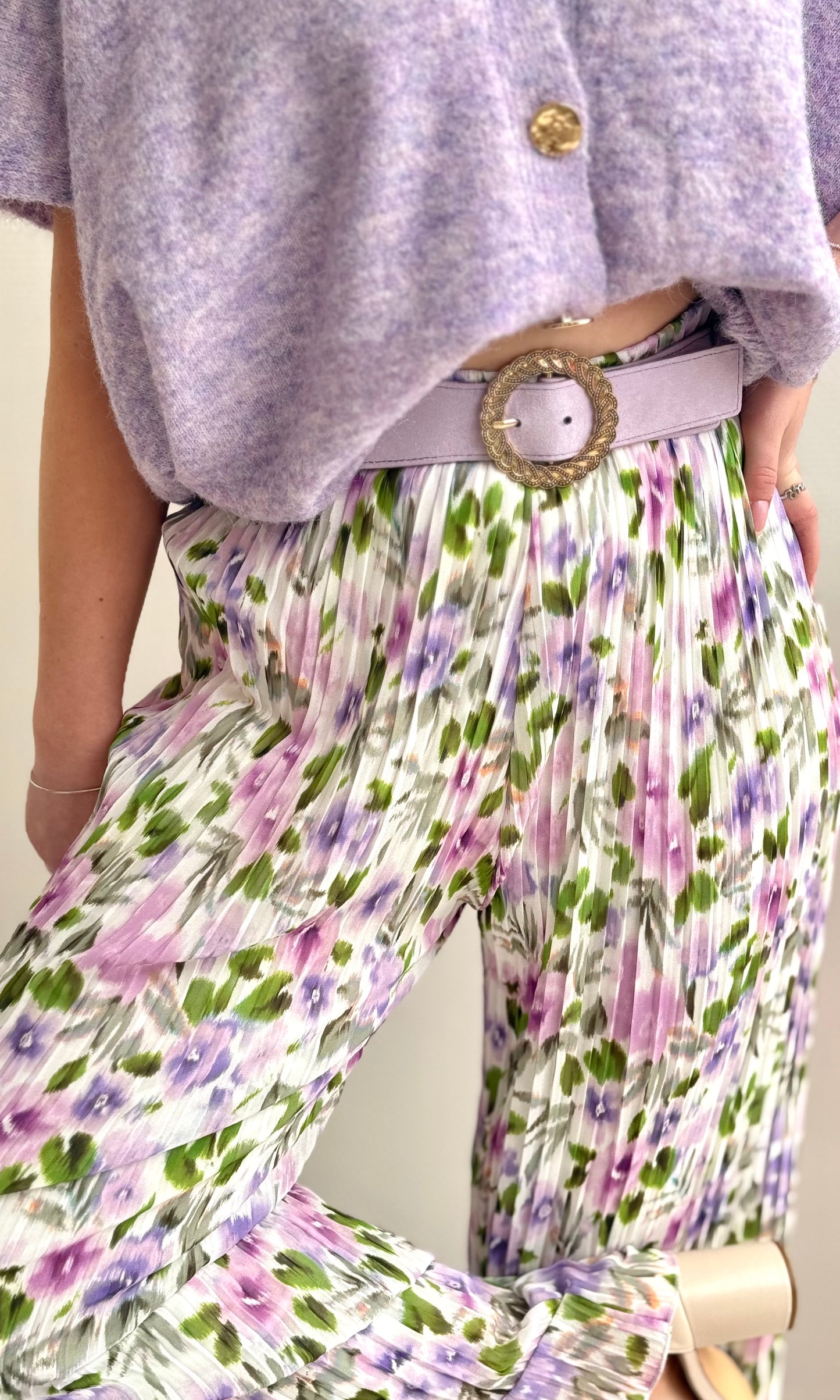 Pantalon plissé LAVENDER 🇮🇹