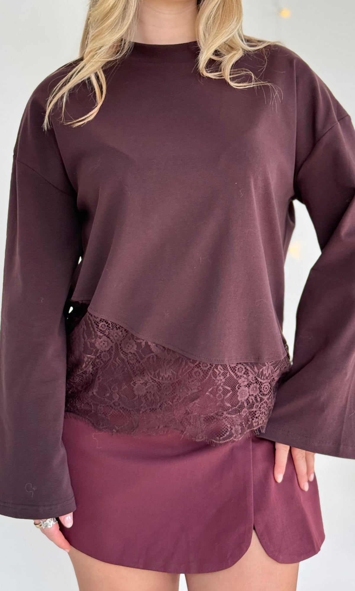 T-shirt en dentelle LALIE