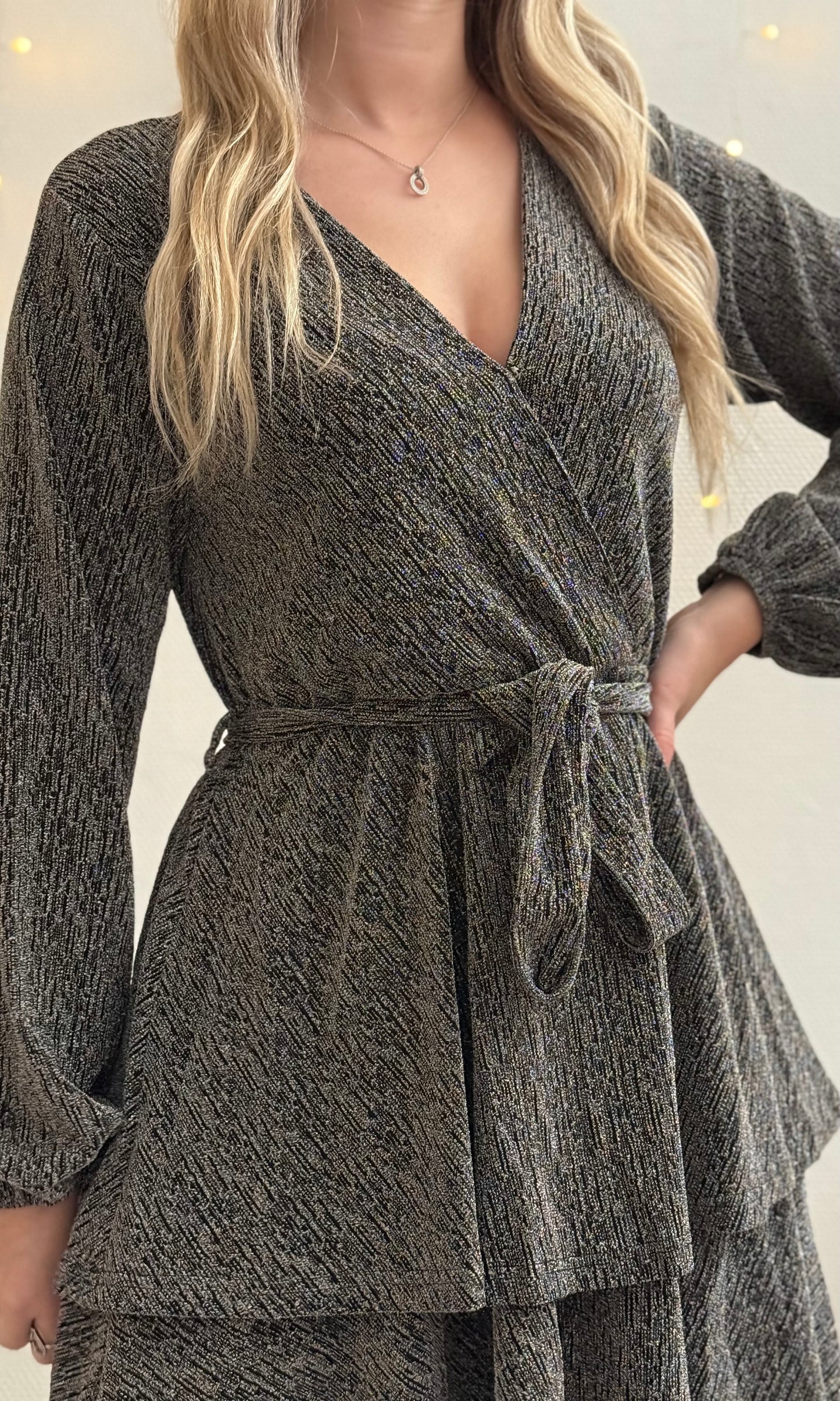 (CURVES) Robe lurex BRIGHT