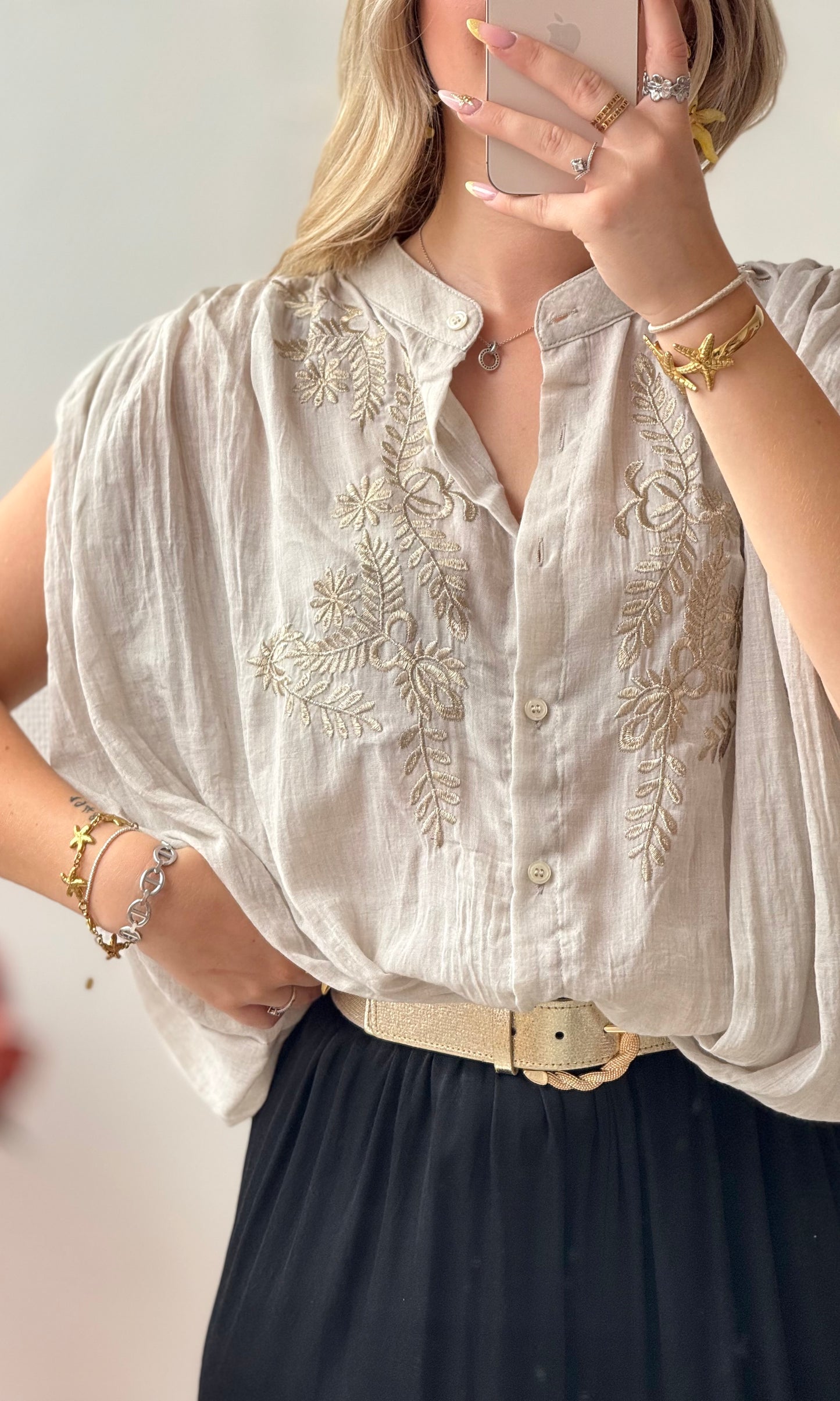 Blouse beige BOHEM