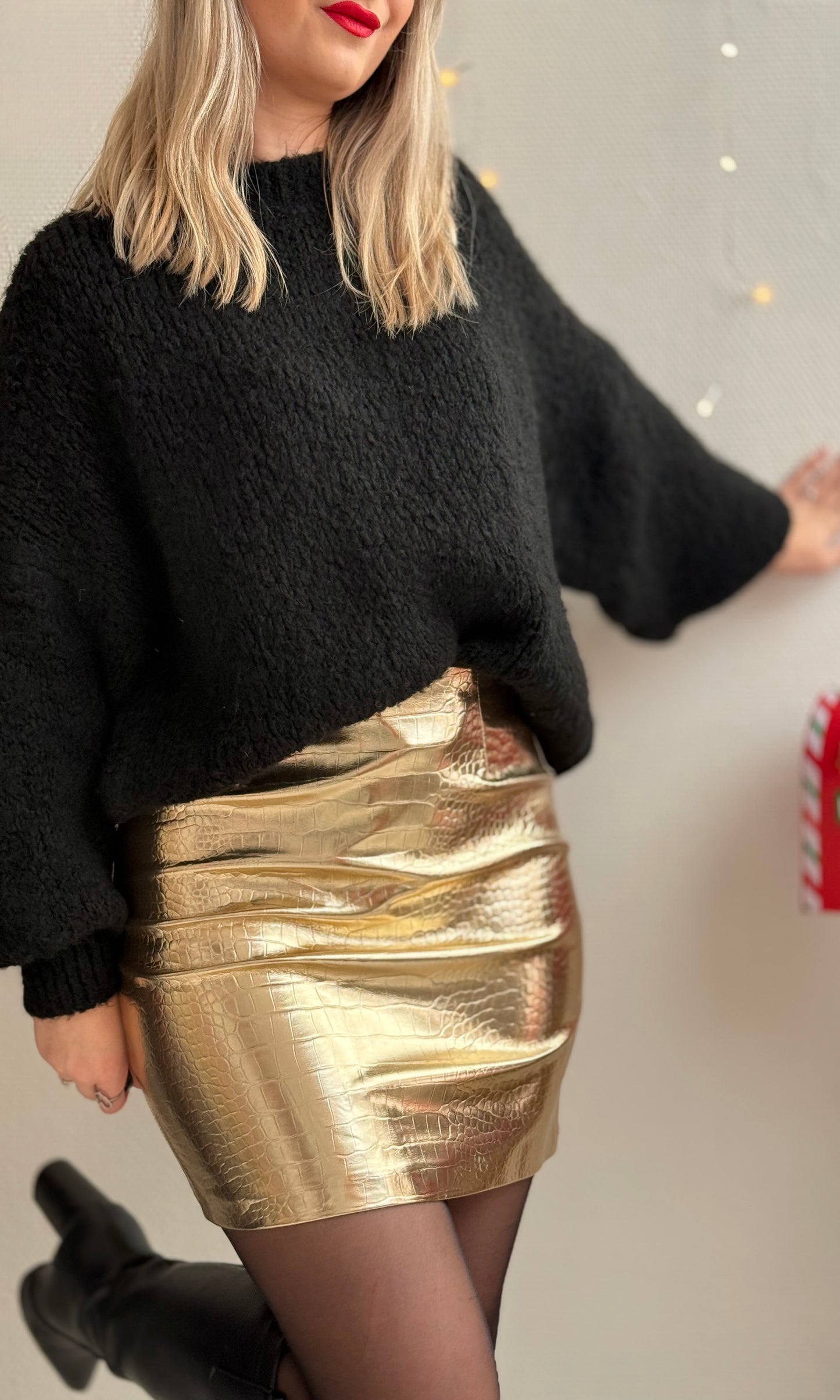 Jupe dorée STARNIGHT