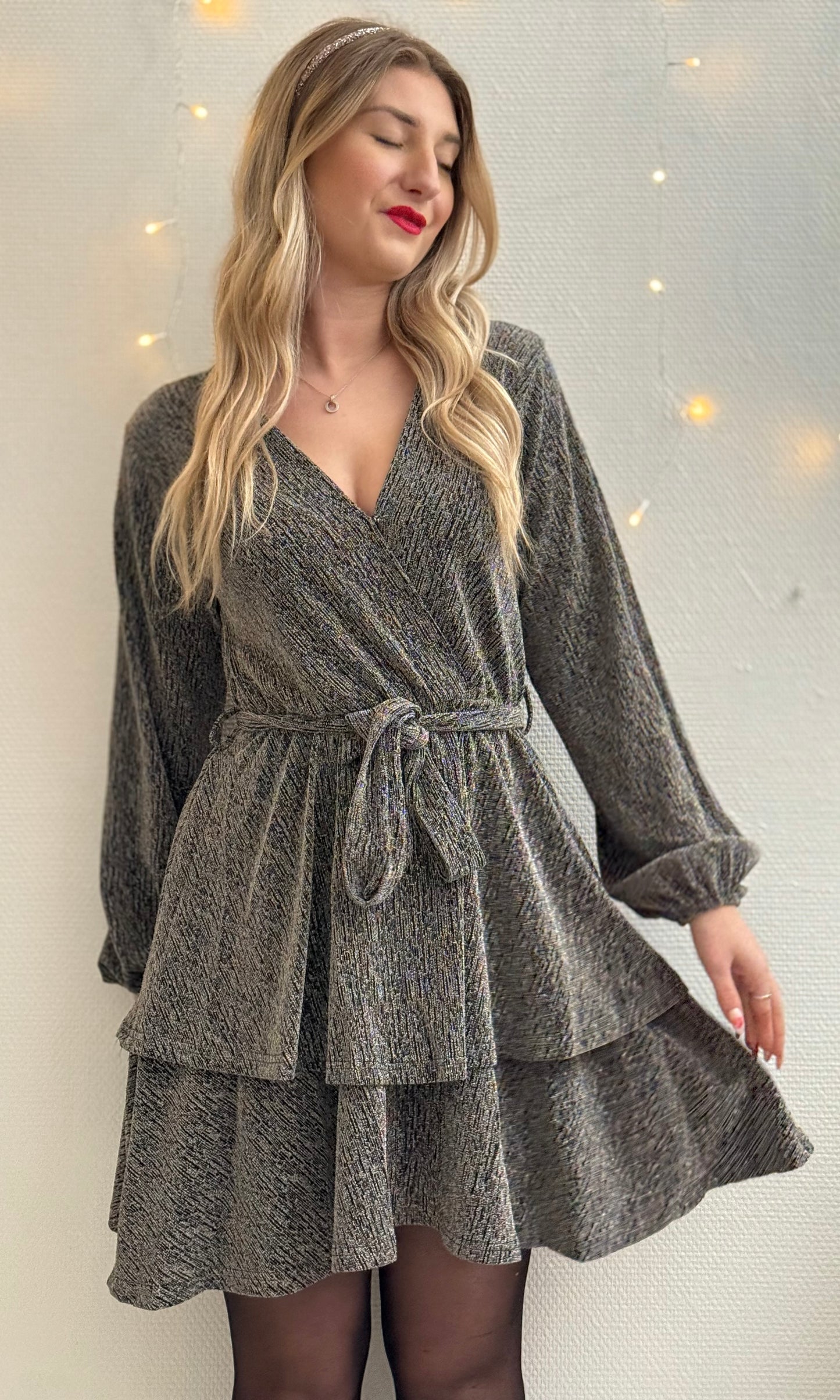 (CURVES) Robe lurex BRIGHT