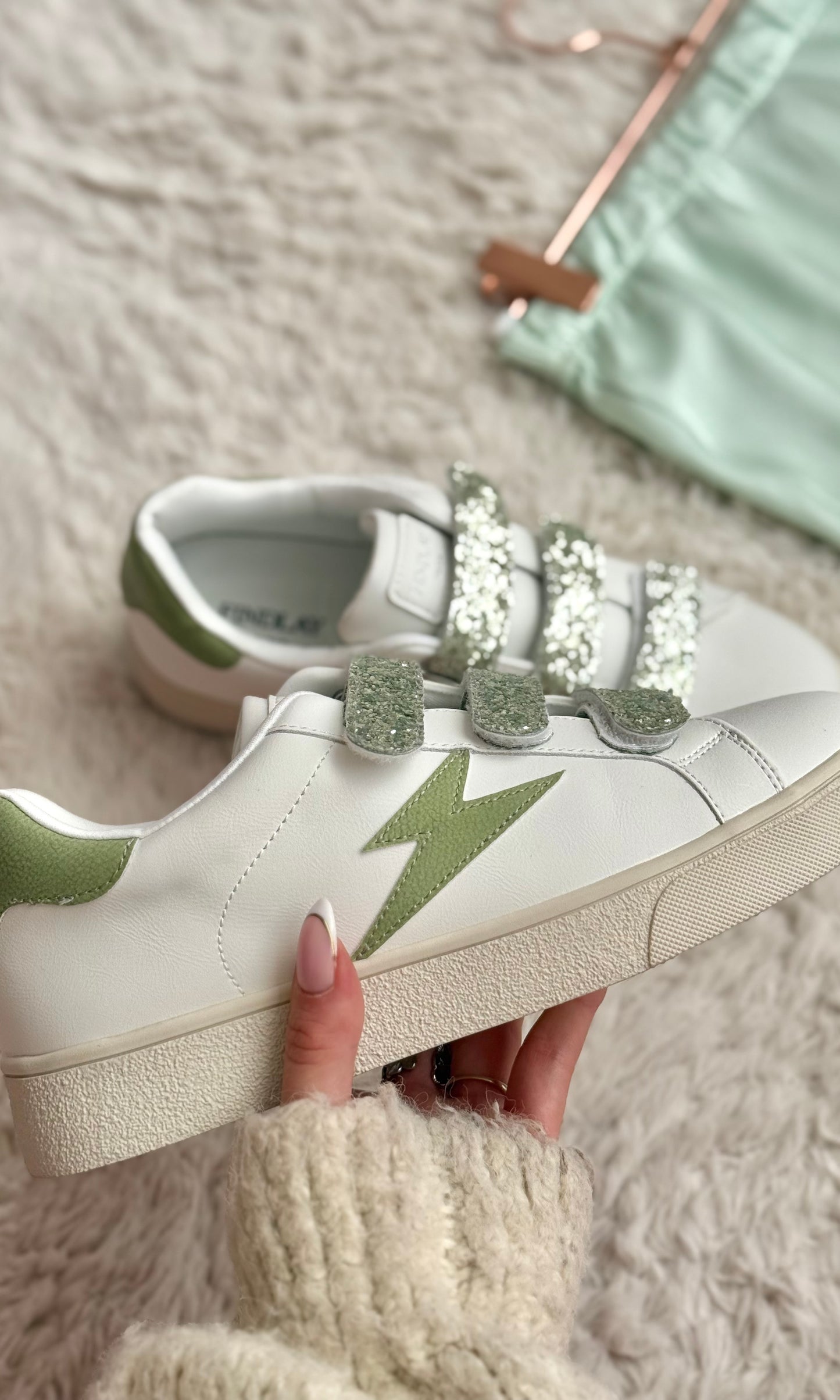 Baskets éclair 💚