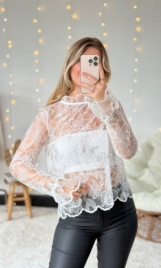 Haut en dentelle ARIA