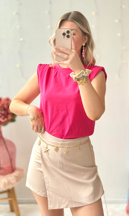 Top épaulettes CELIA