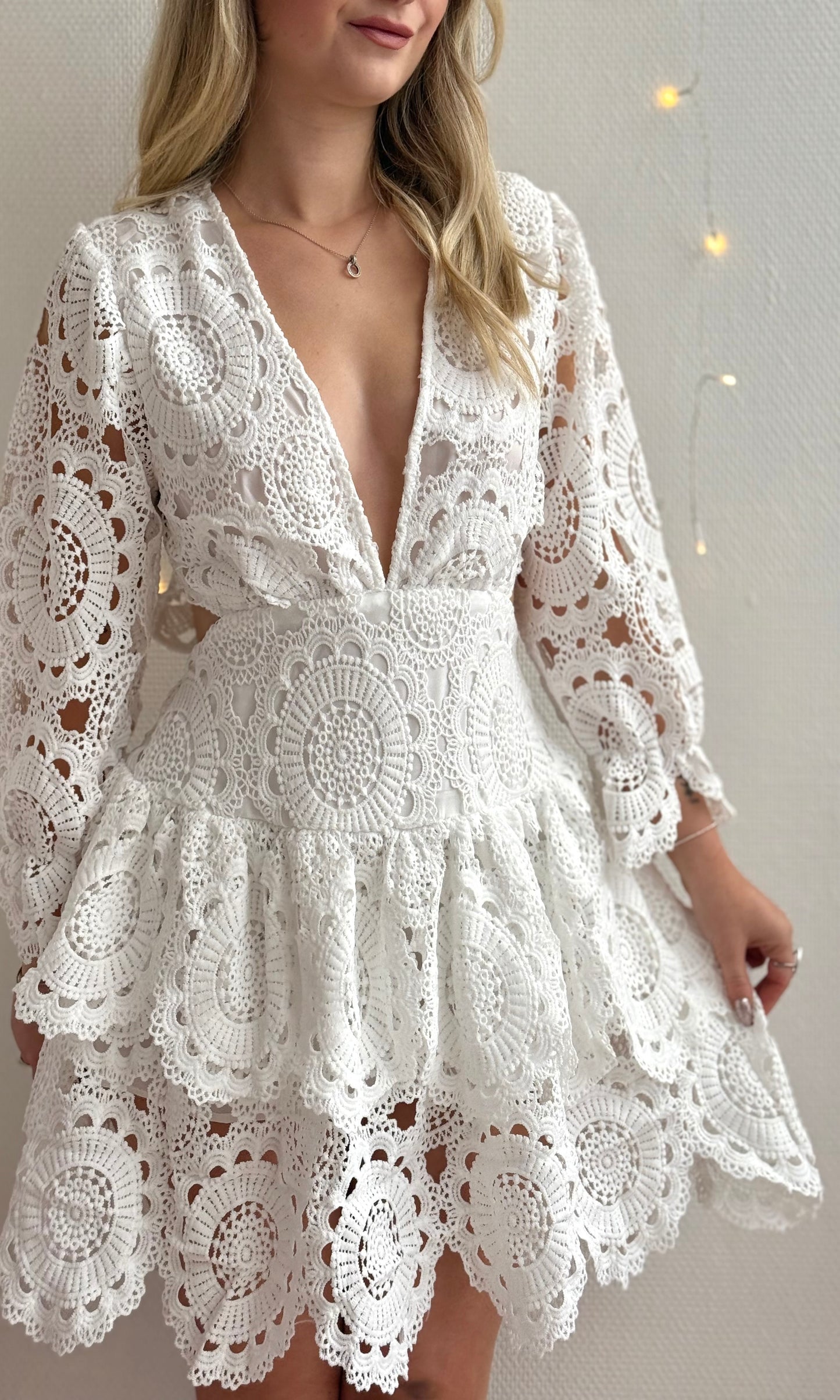 Robe dentelle blanche ABBY