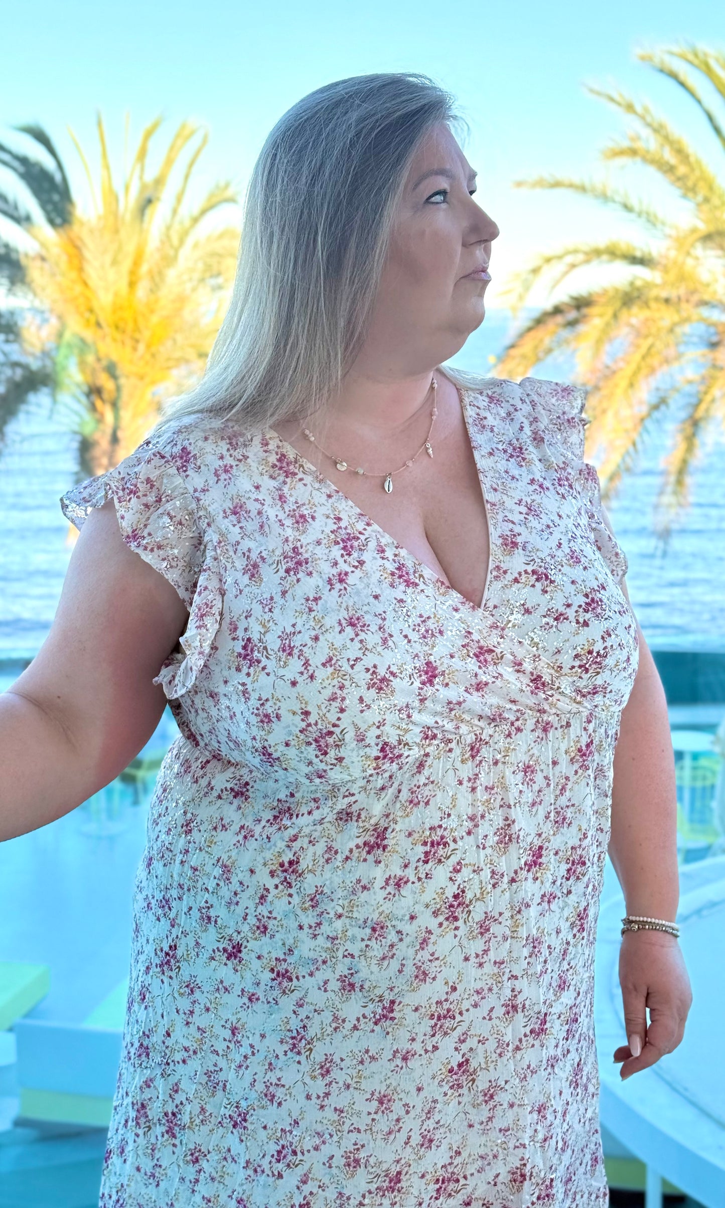 (CURVES) Robe longue ALINE