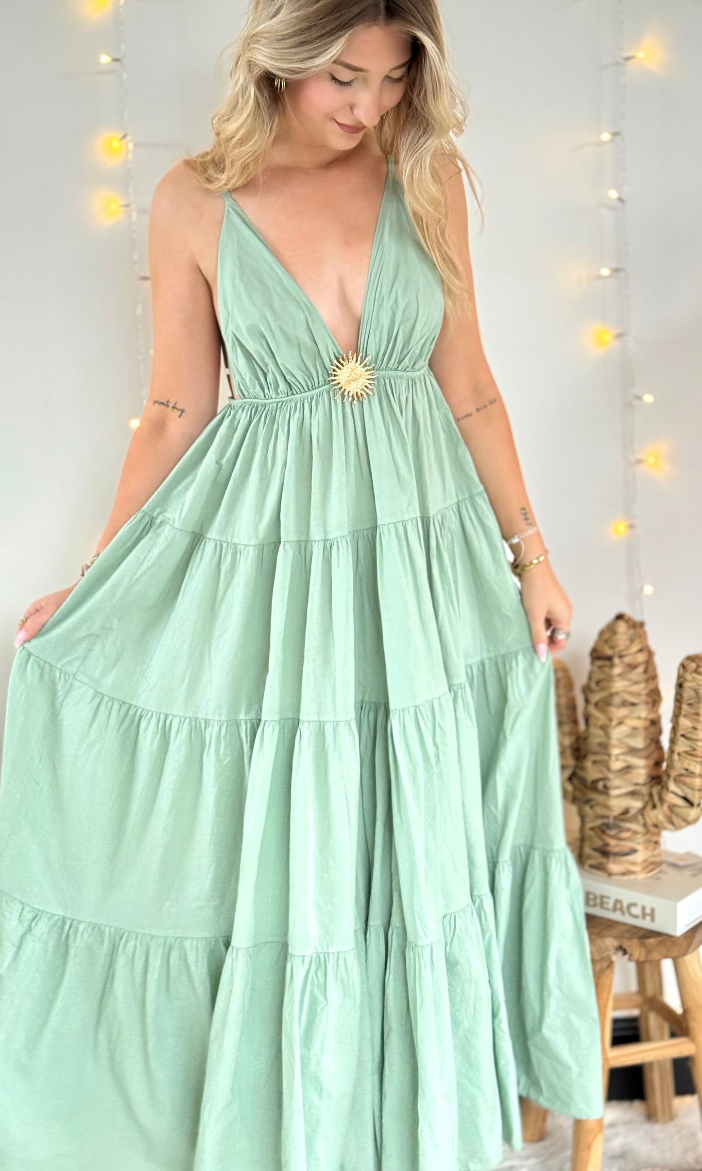 Robe longue GOLDEN 🇮🇹
