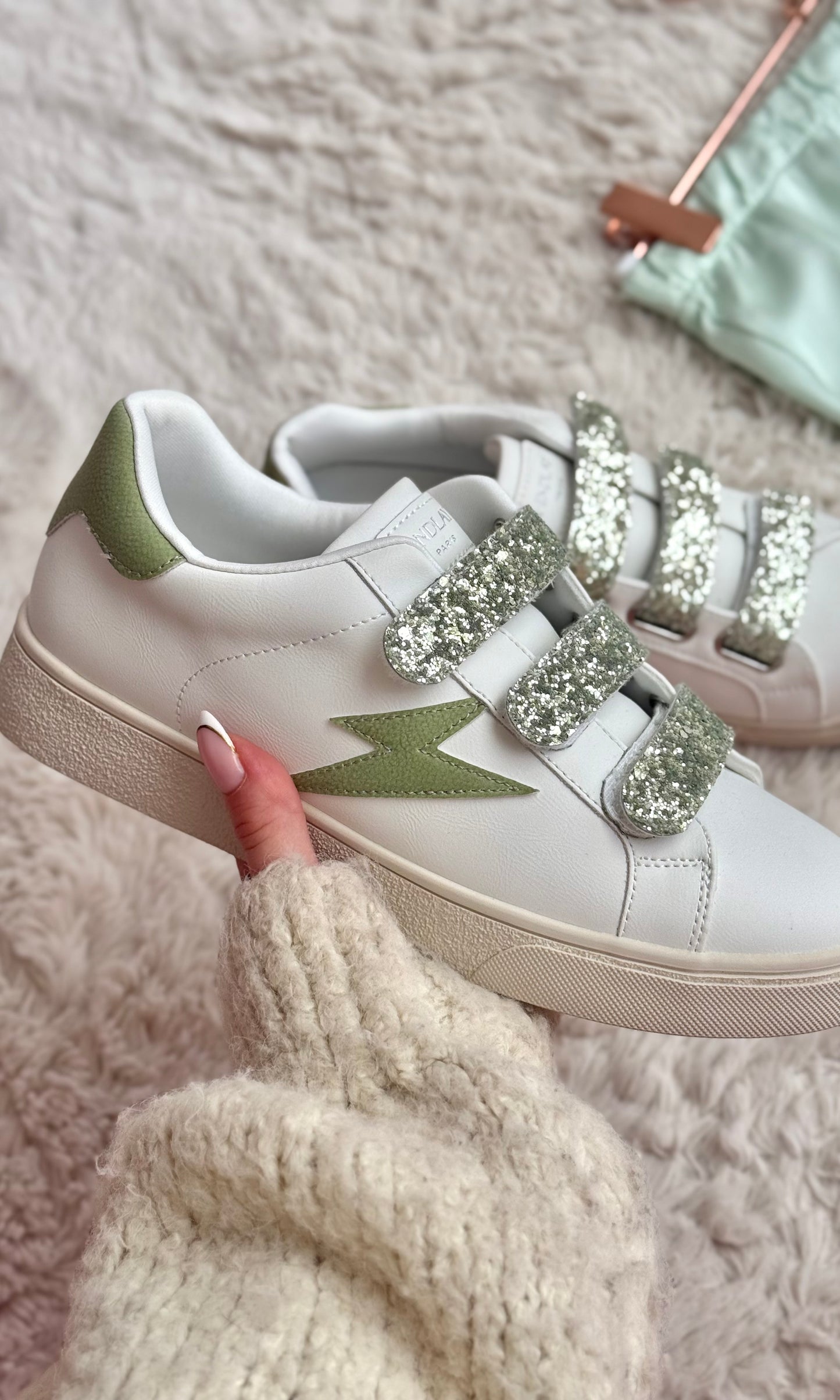 Baskets éclair 💚