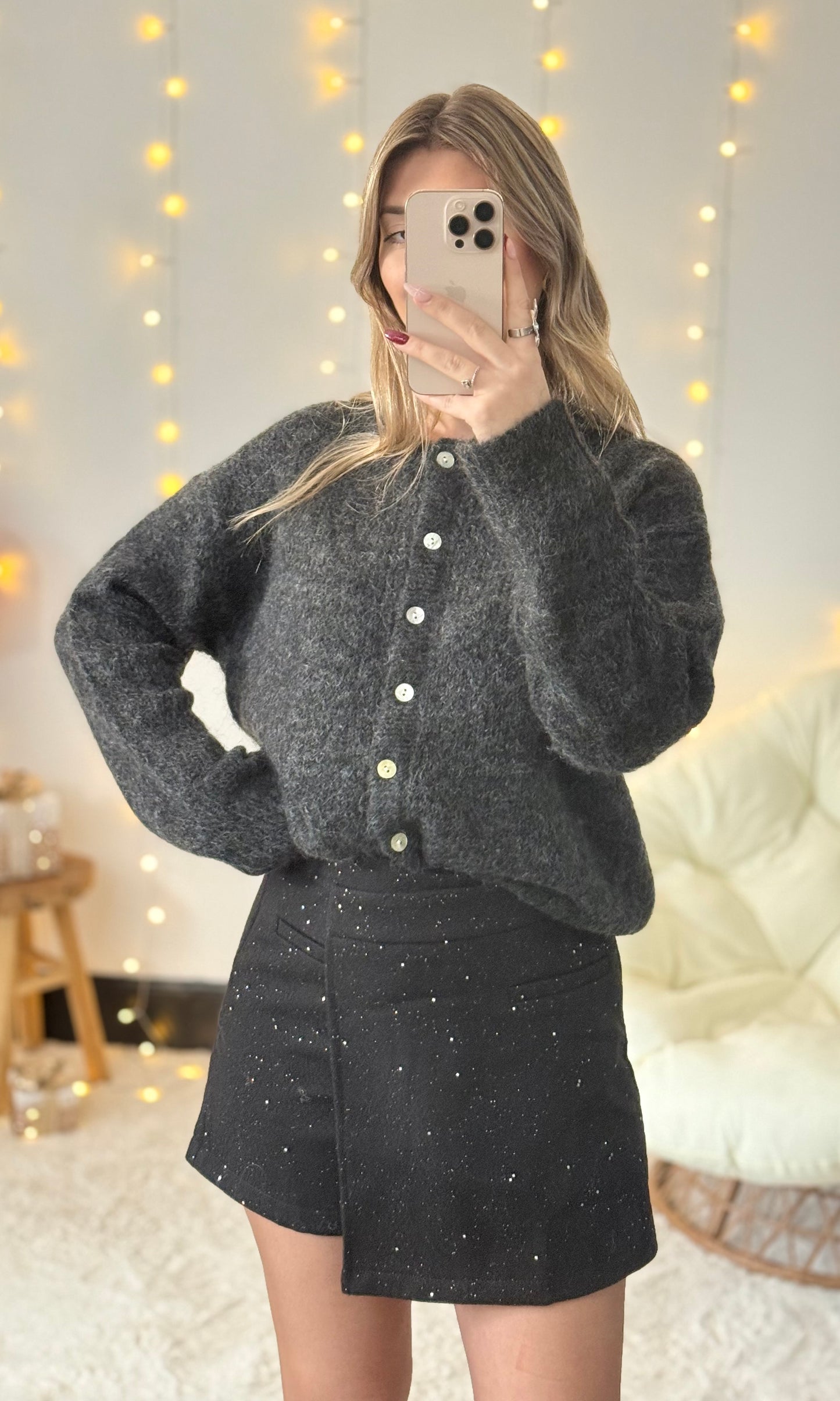 Jupe short à paillettes GLITTER