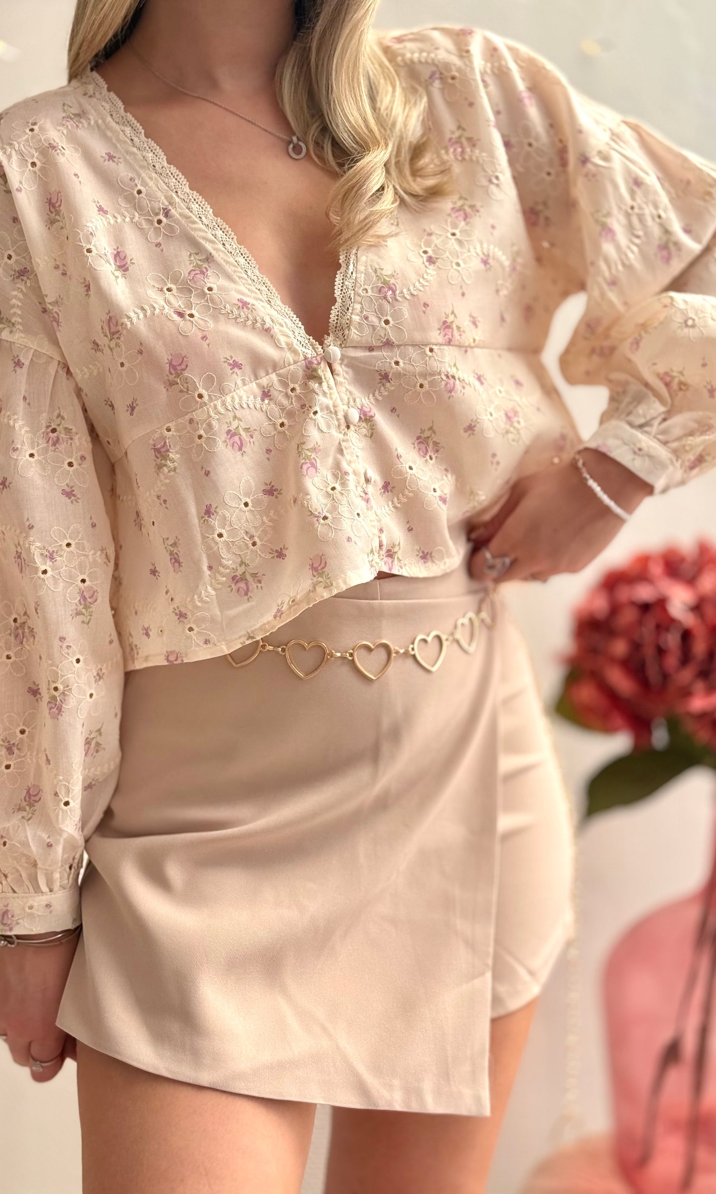 Blouse fleurie KALISTA