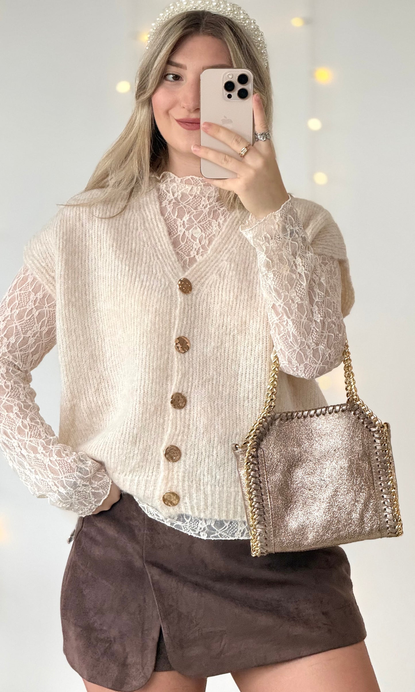 Pull en dentelle IRIS