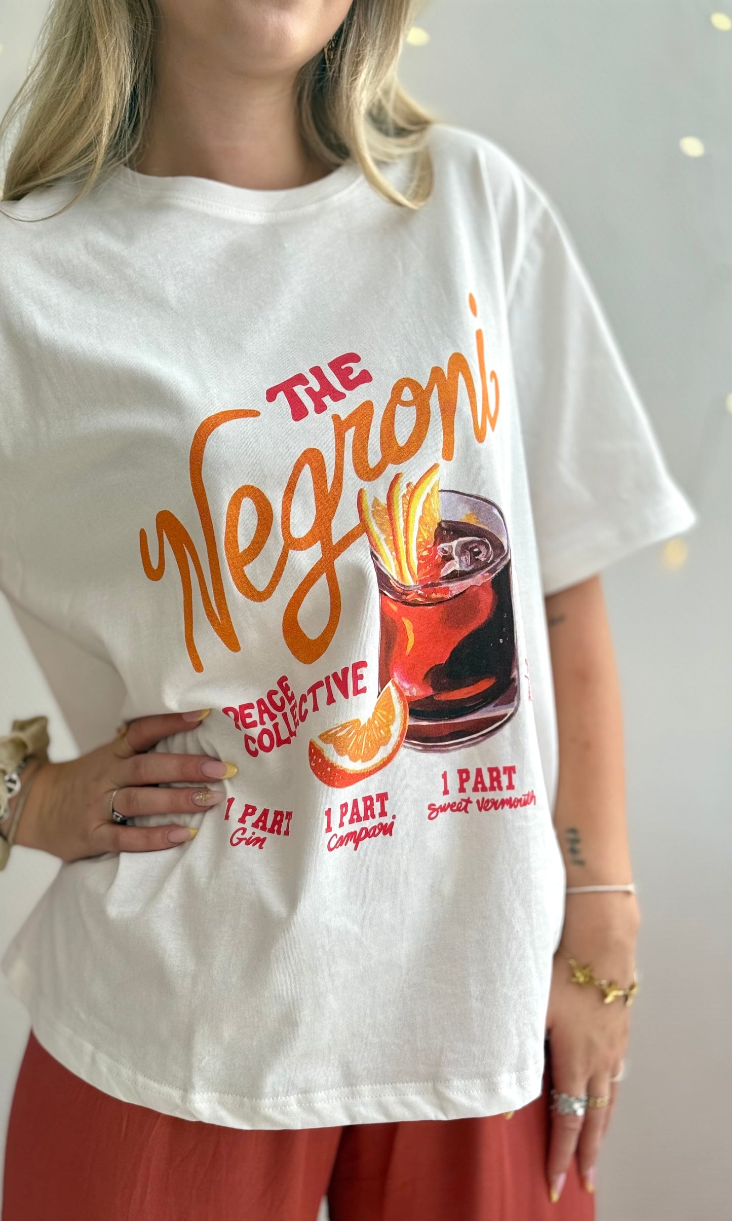 Tshirt blanc NEGRONI