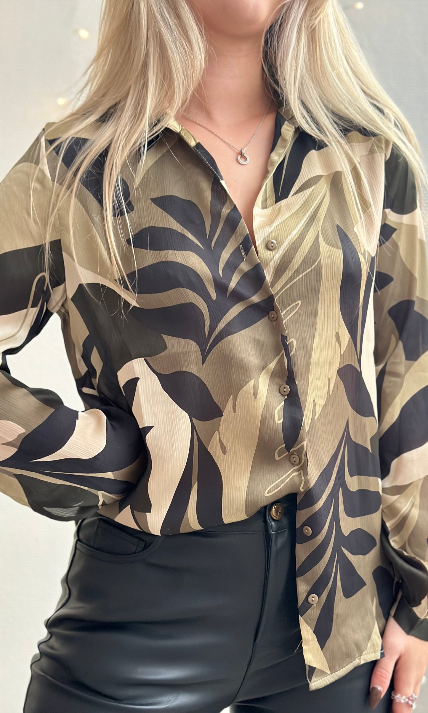 Chemisier kaki ELIZA