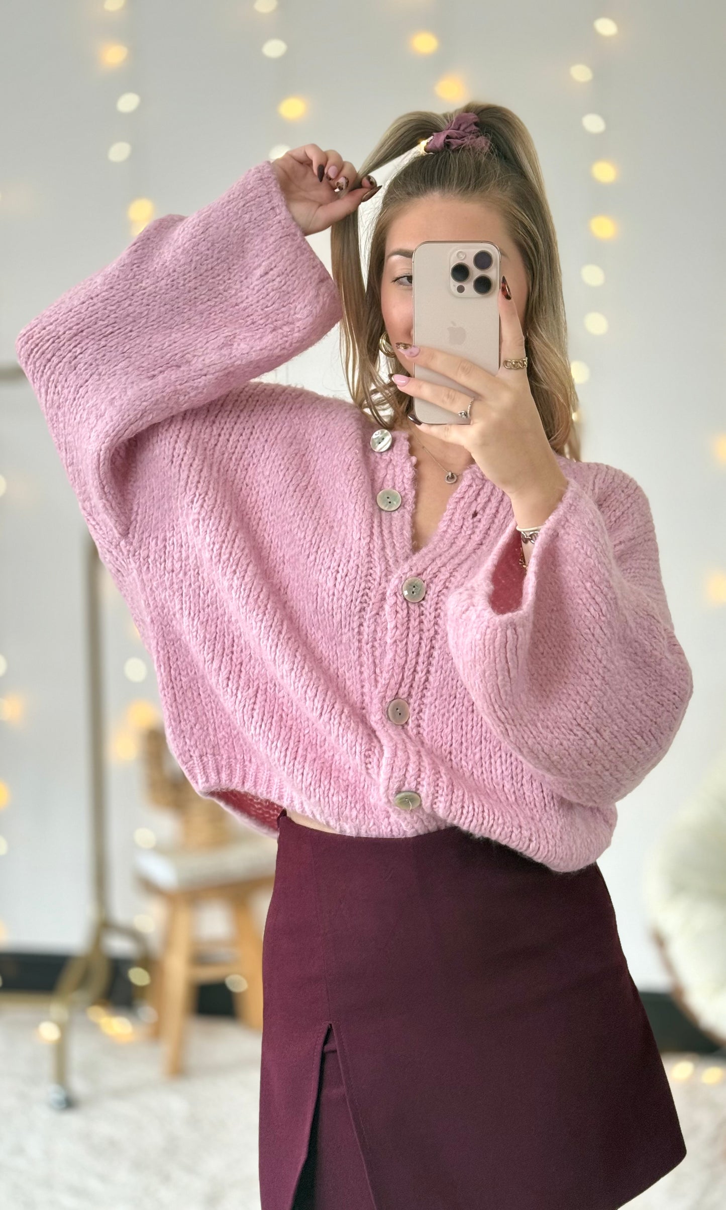 Gilet rose CLEM 🇮🇹