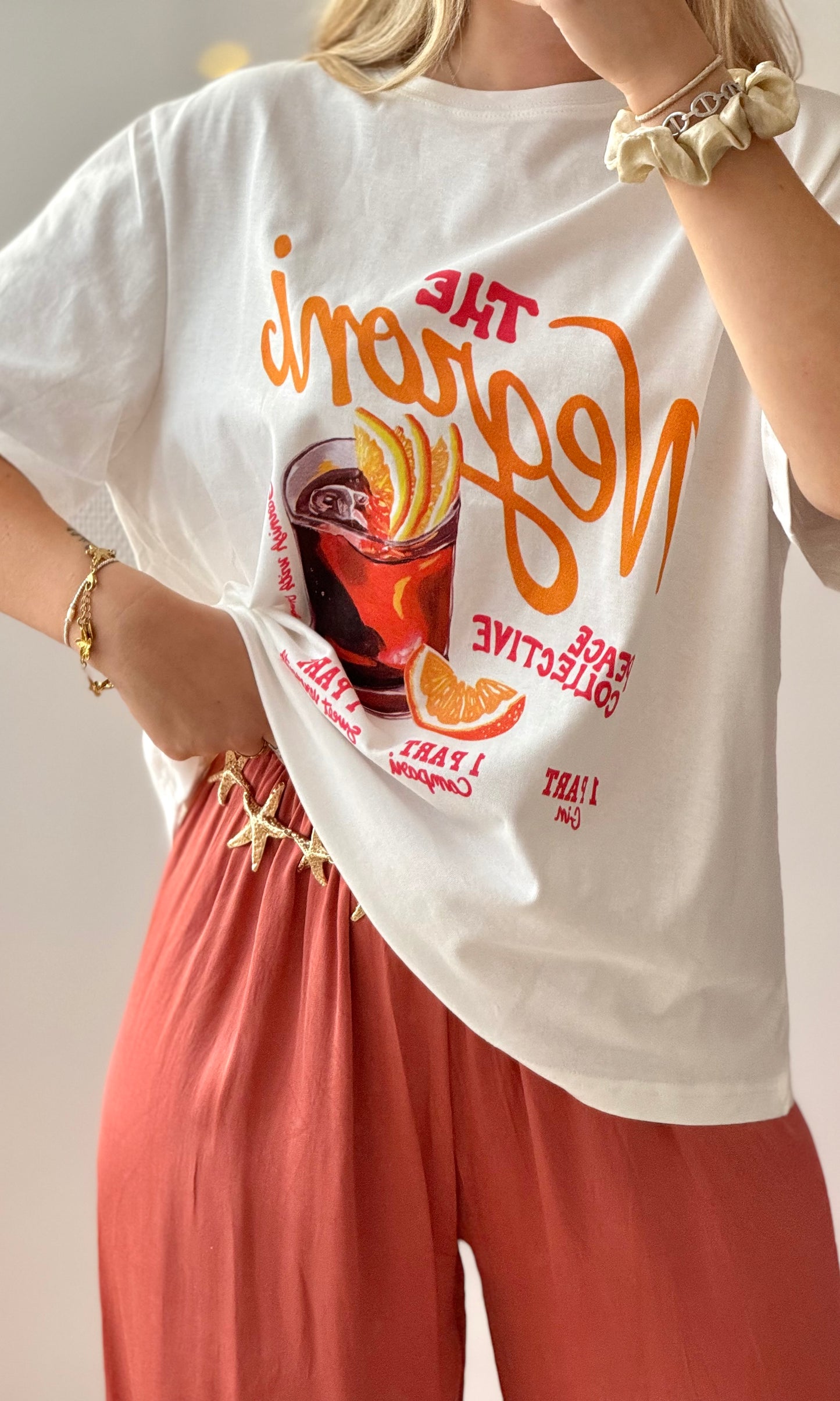 Tshirt blanc NEGRONI