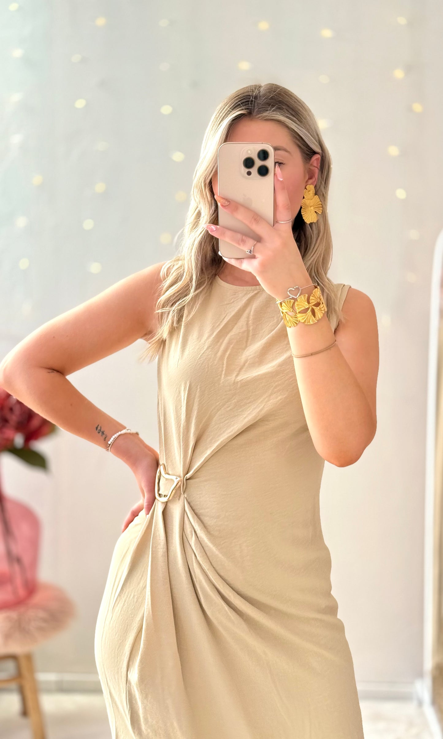 Robe beige PALOM