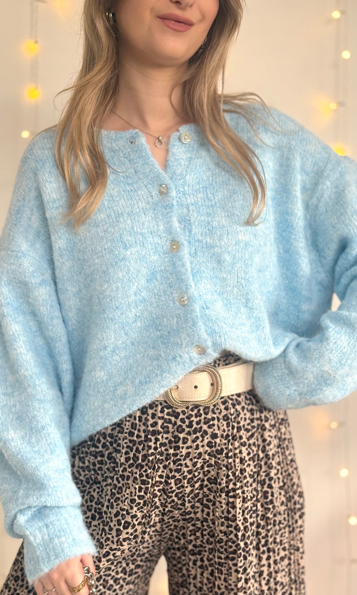 Pull bleu ciel CANDY