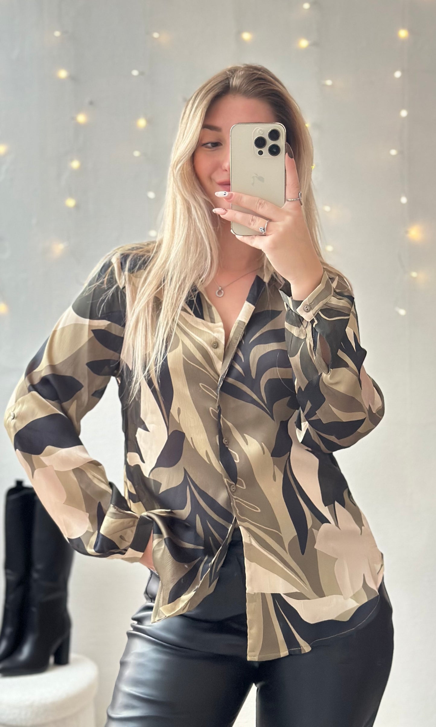 Chemisier kaki ELIZA