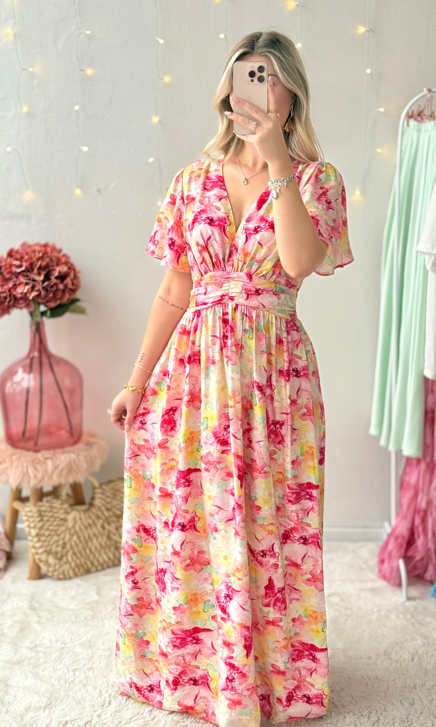 Robe longue colorée CANDY