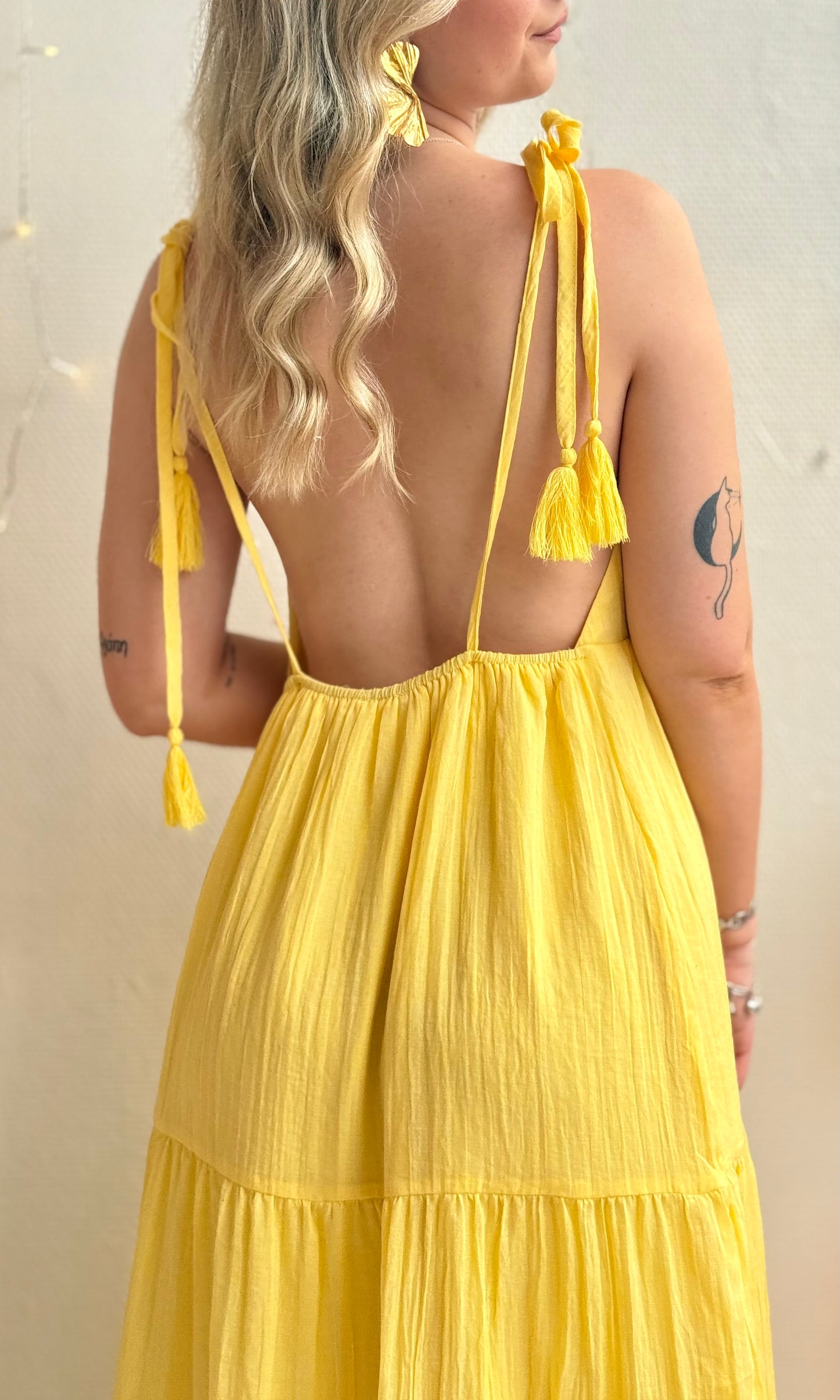 Robe longue coton AMALFI