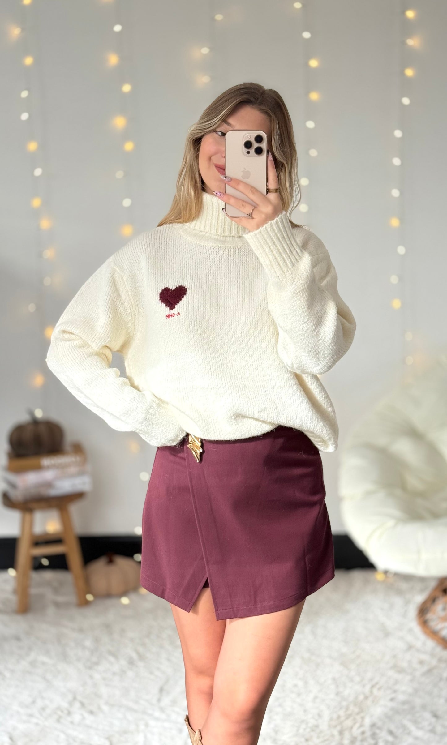 Pull avec cœur EMMA