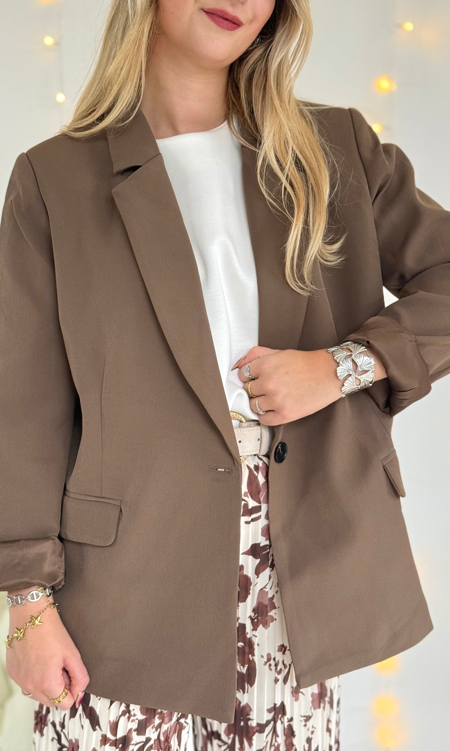 Blazer café SERENA - expédition vers le 17