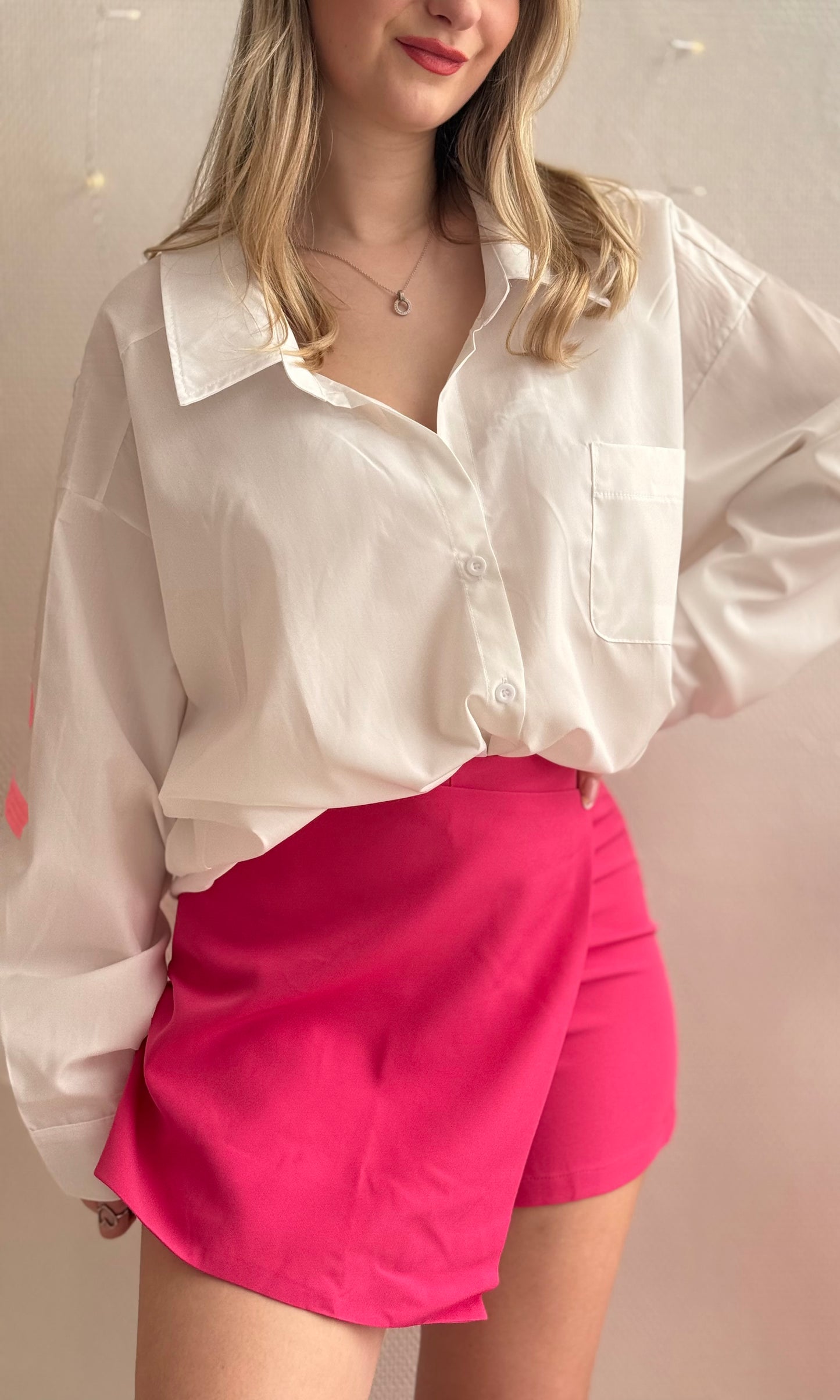 Jupe short rose MINO