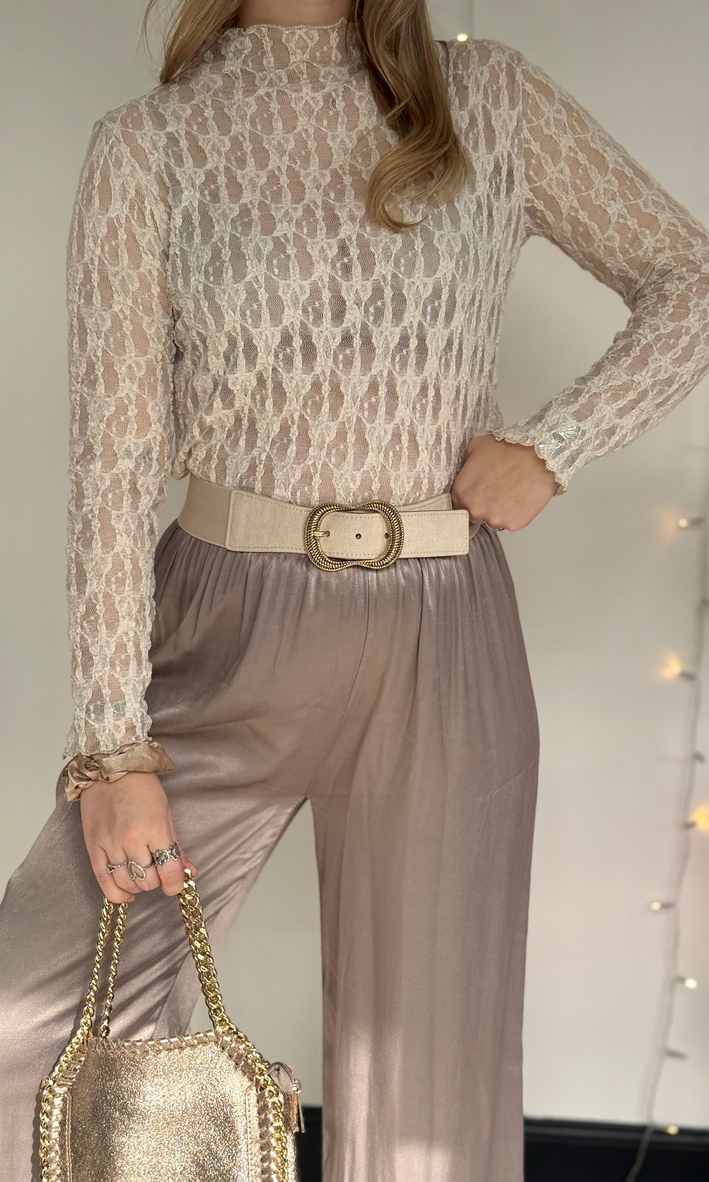 Pantalon satiné CONSTANCE 🇮🇹