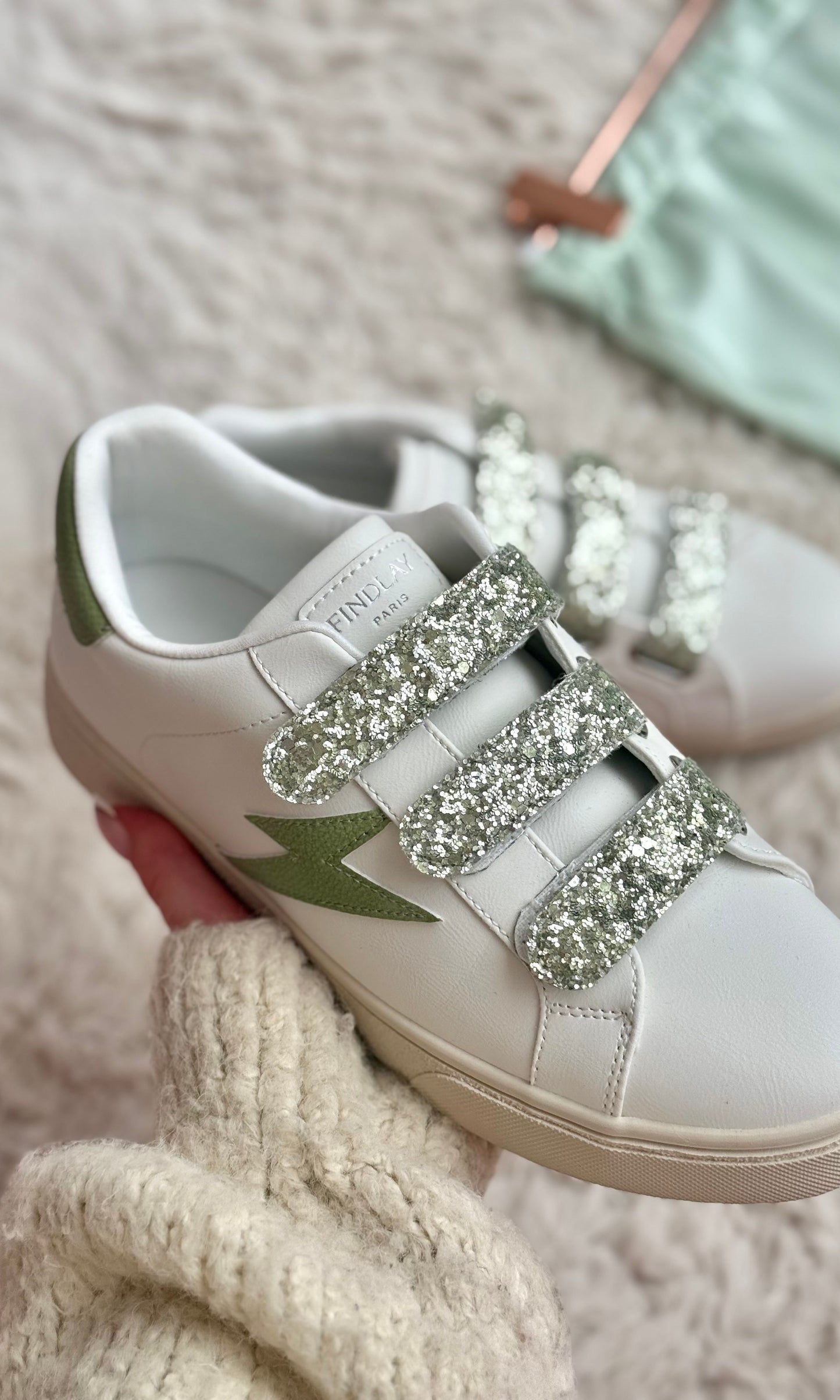 Baskets éclair 💚