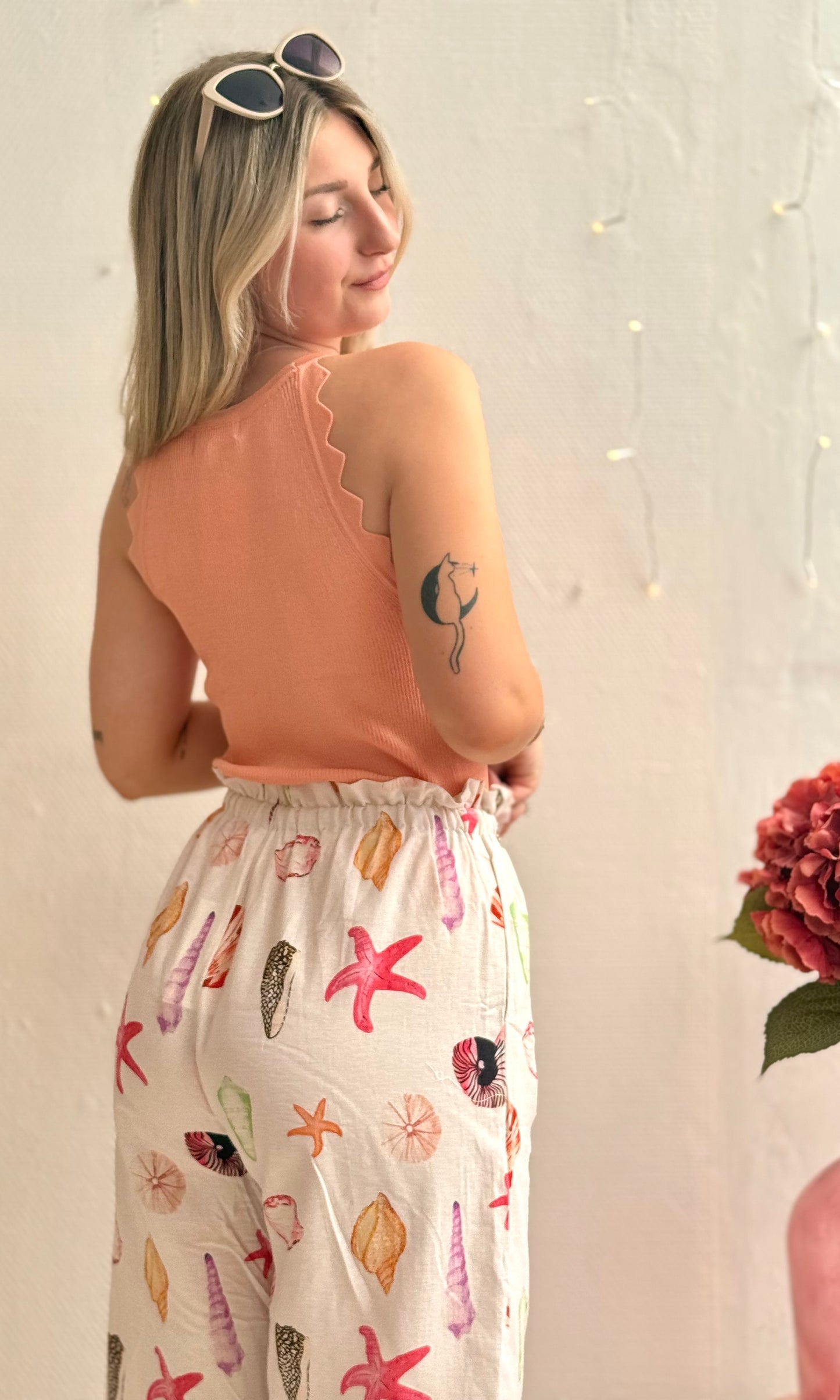 Pantalon en lin VECCHIO
