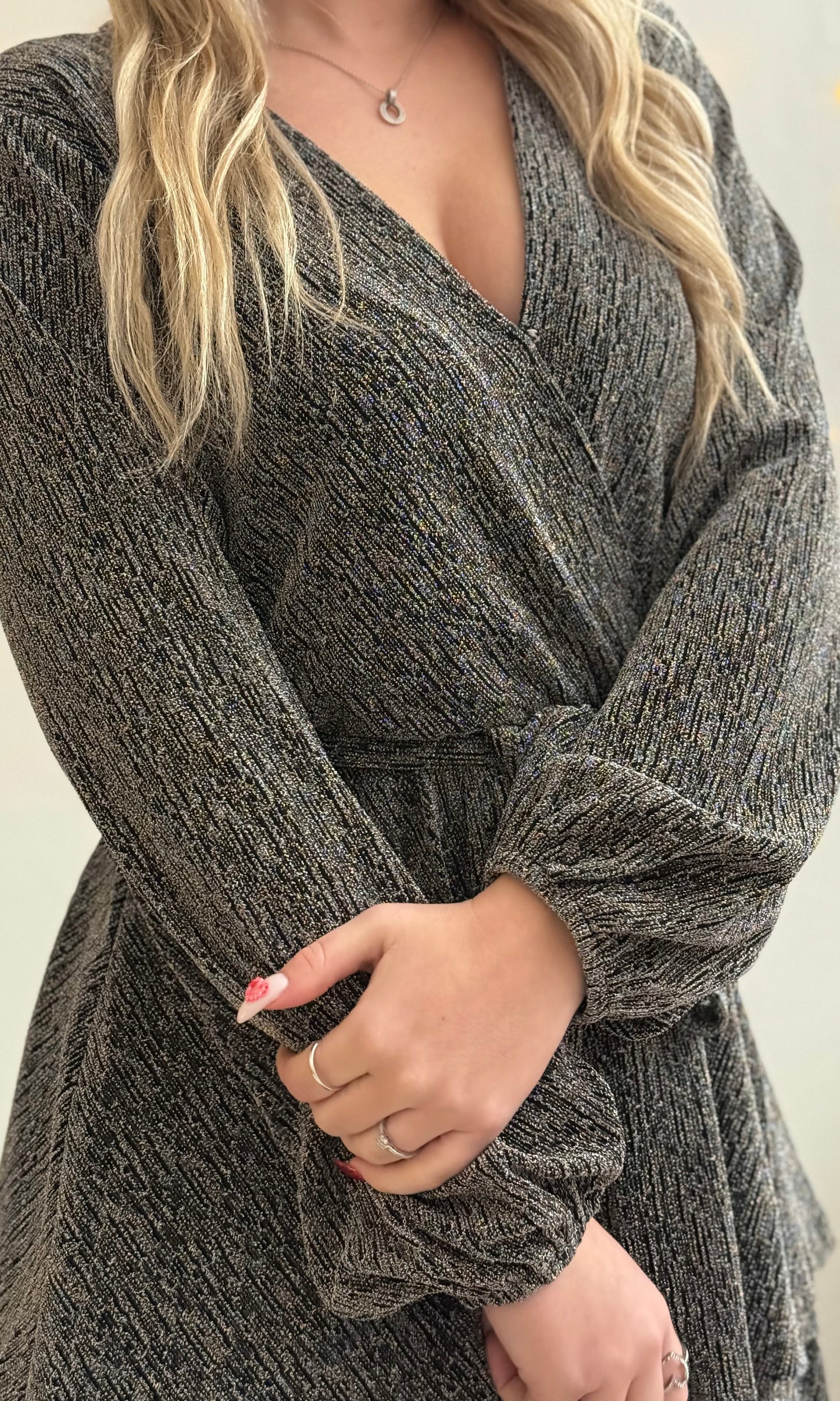 (CURVES) Robe lurex BRIGHT