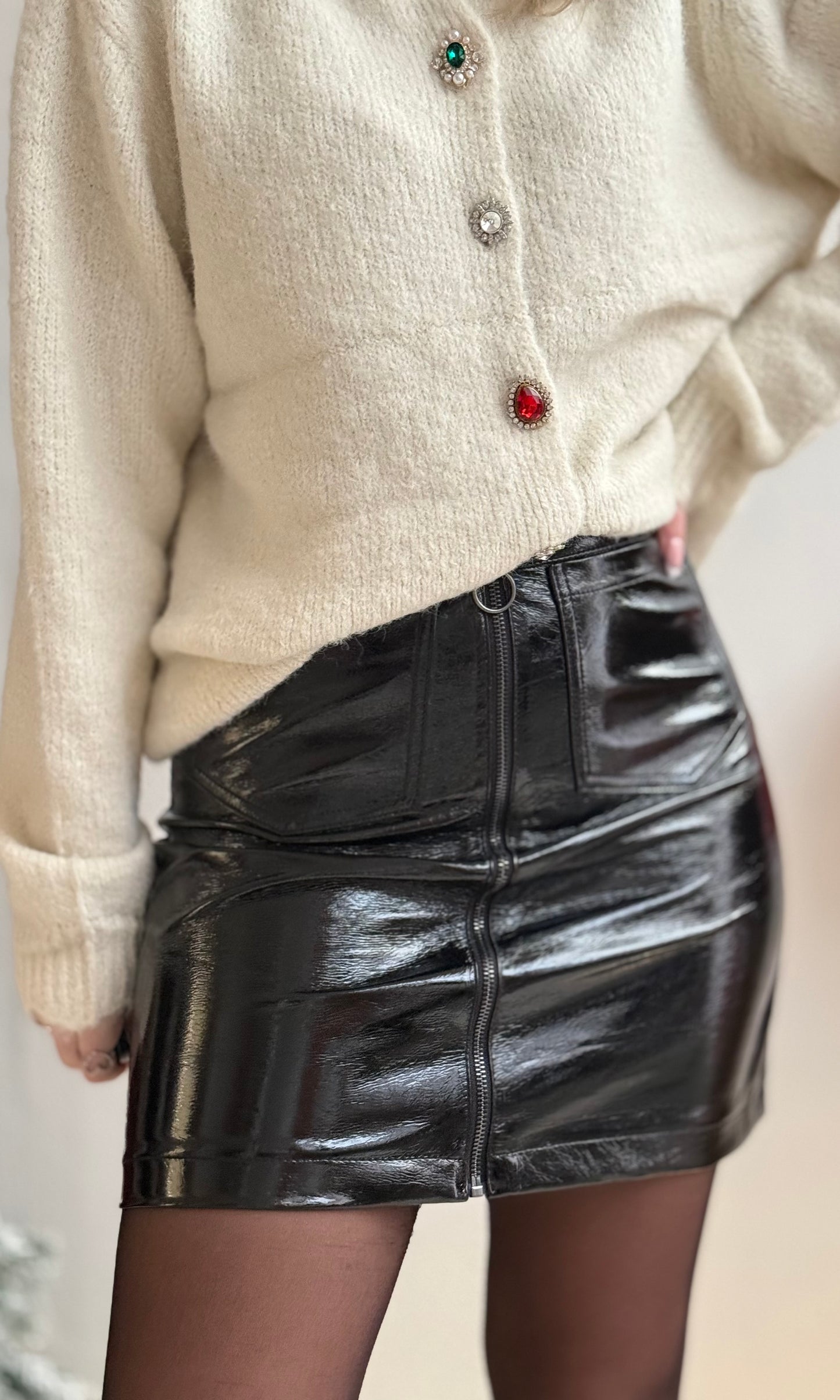 Jupe en vinyle SEXIEST