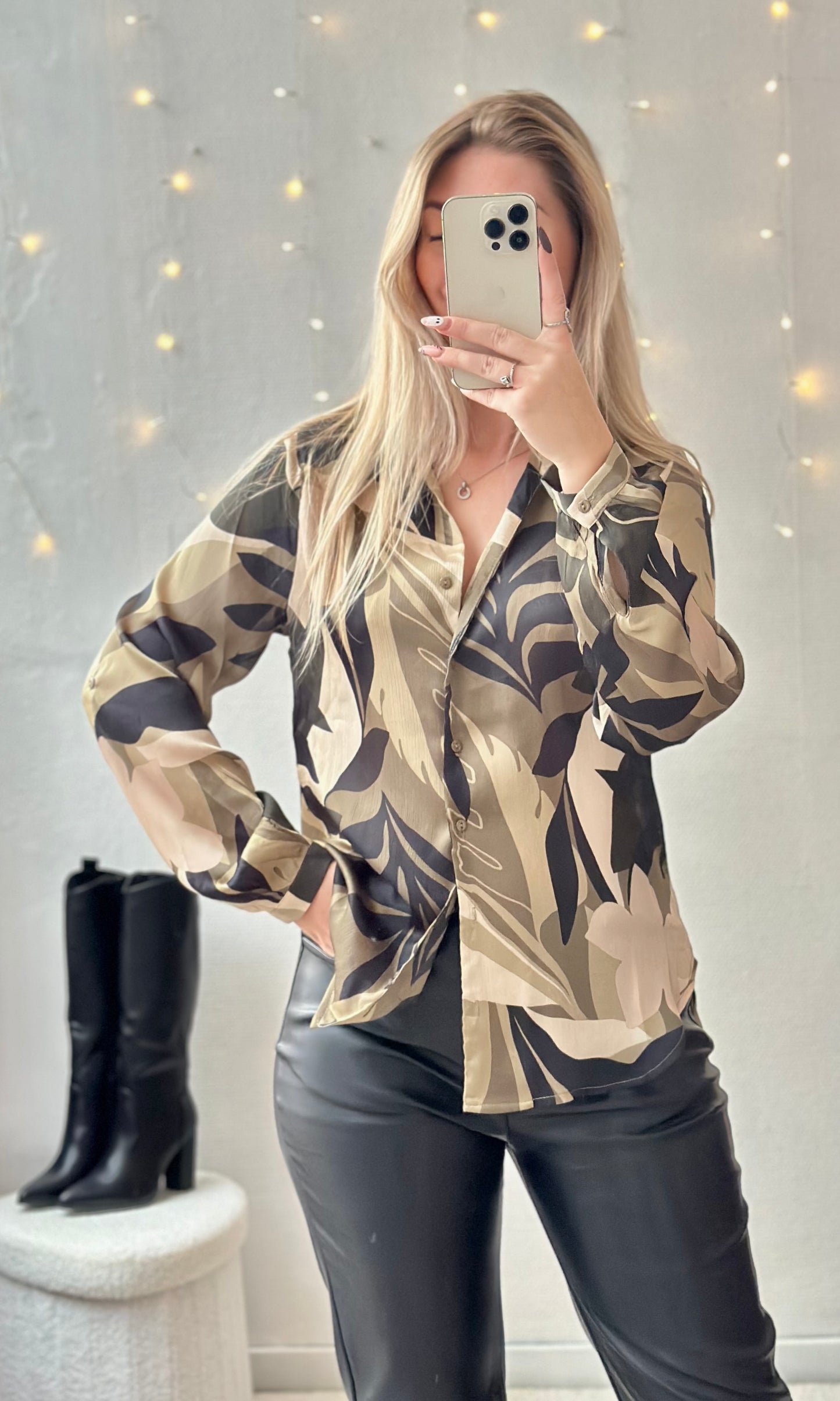 Chemisier kaki ELIZA