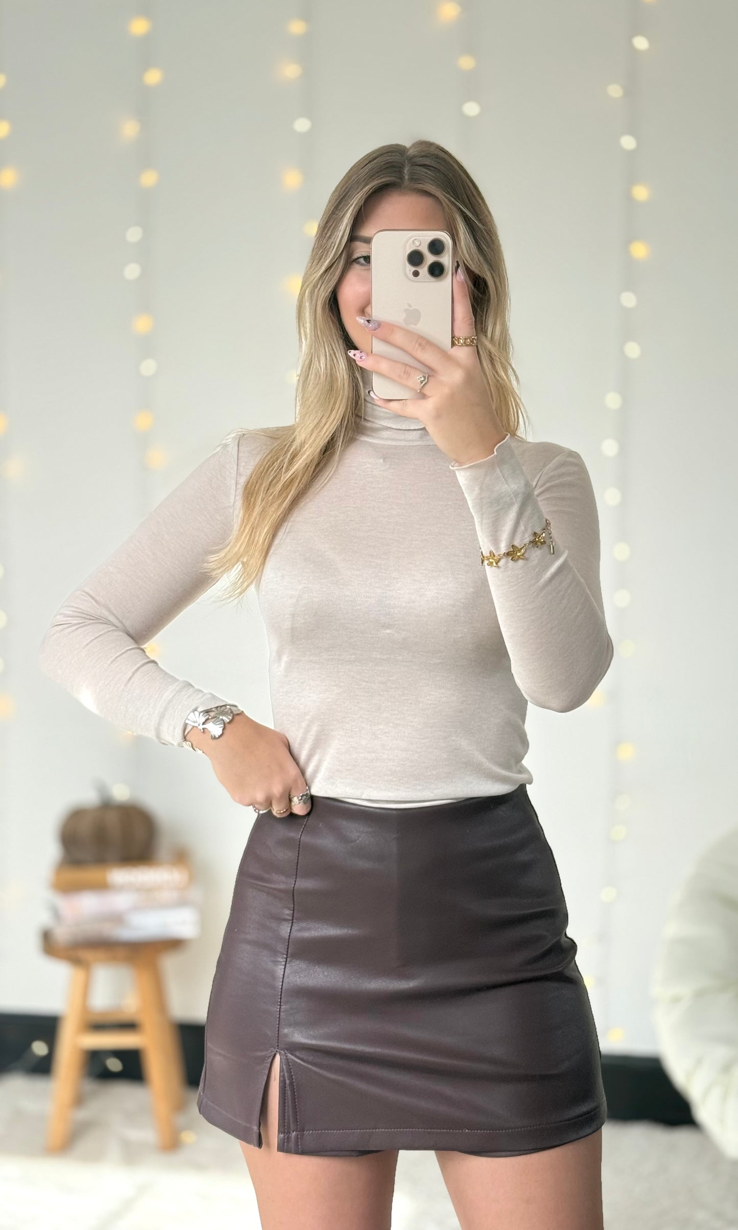 Haut en lyocell CLÉA beige