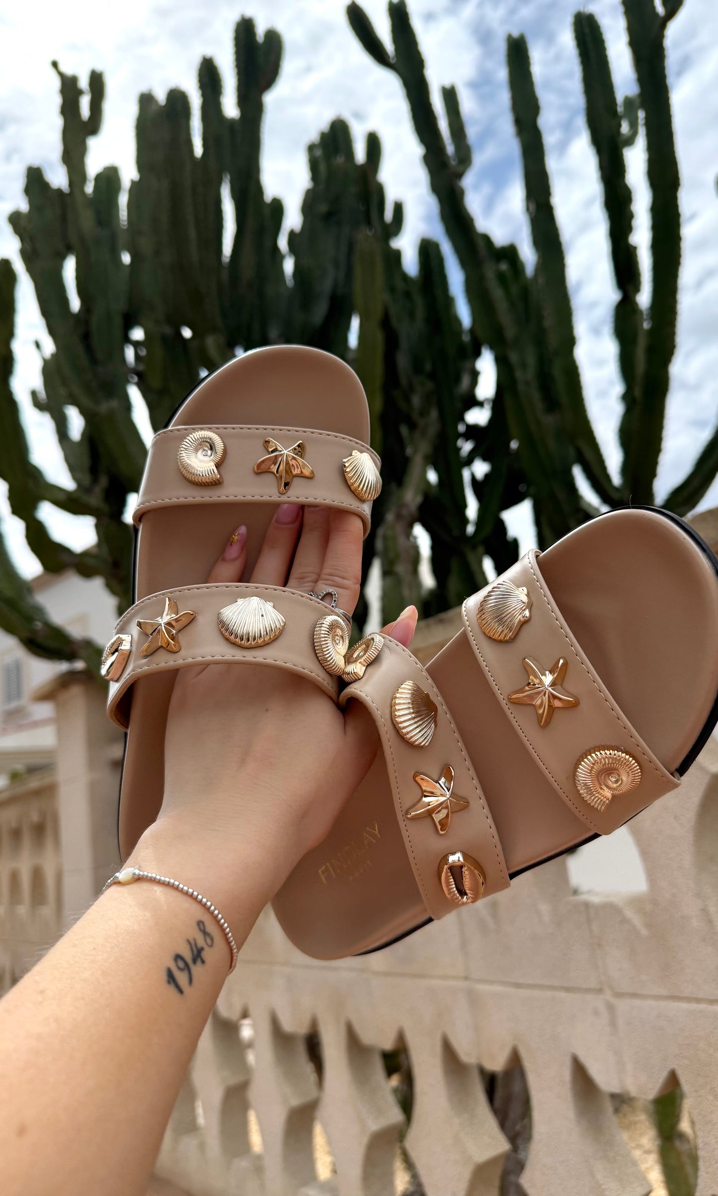 Sandales camel COLADA