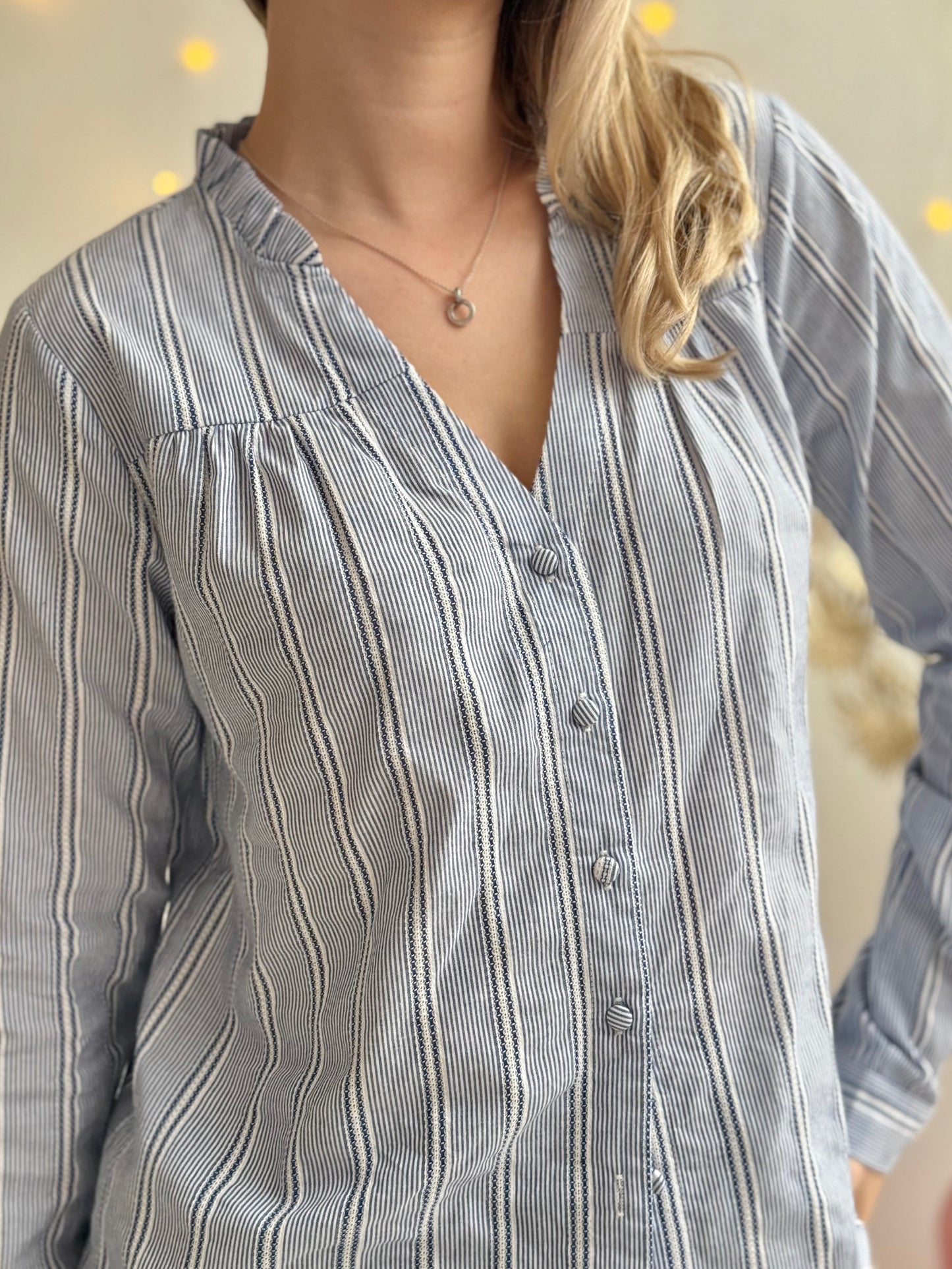 Blouse bleue rayée ARIZONA