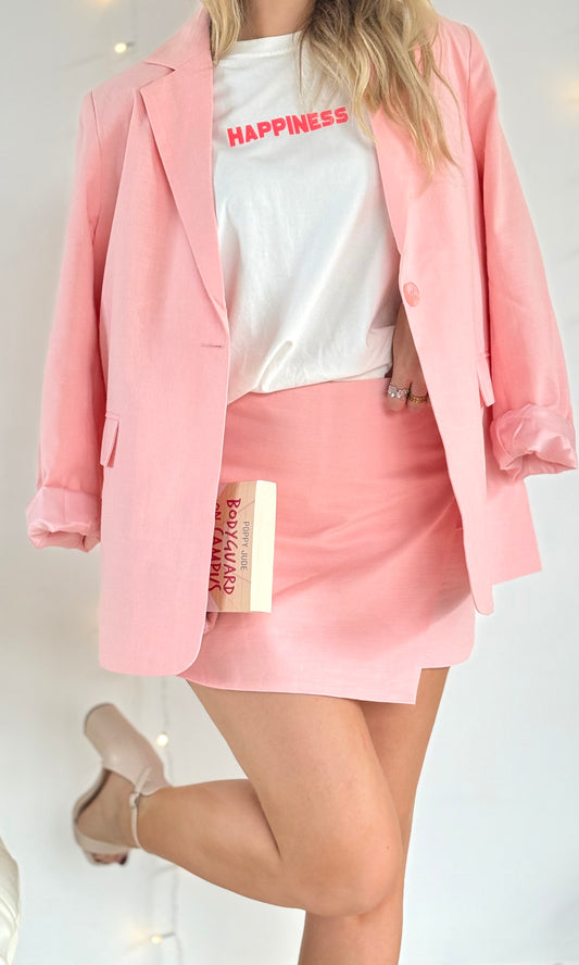 Ensemble blazer - jupe short LITCHI