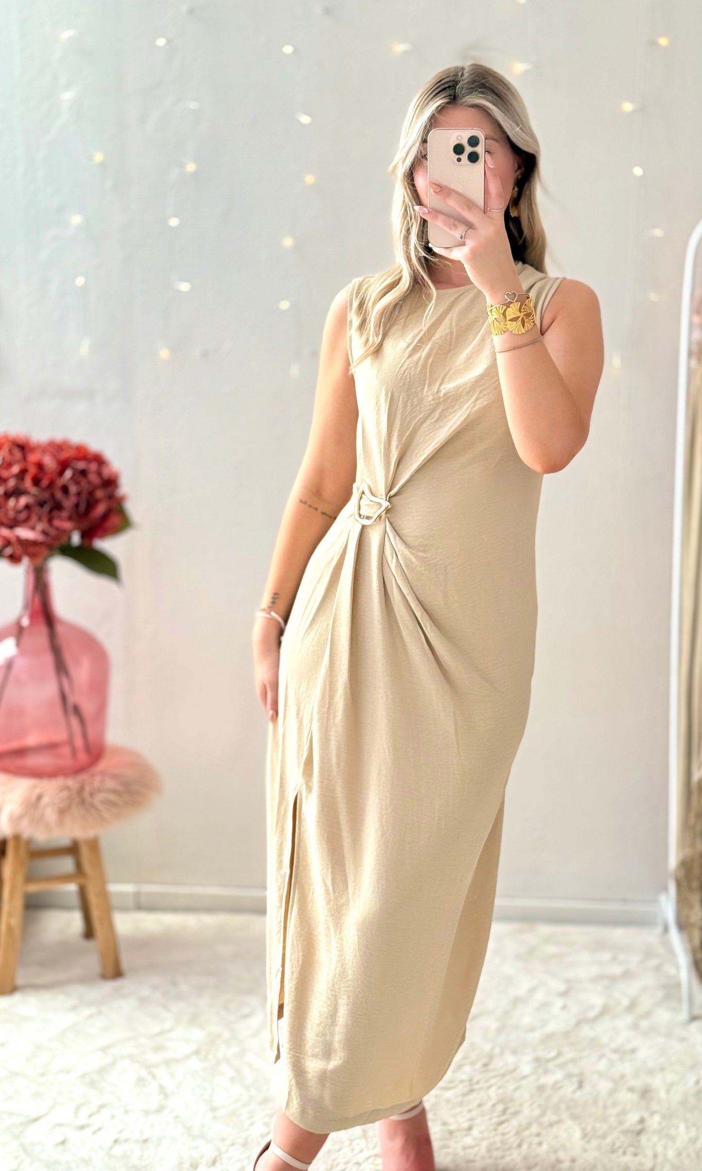 Robe beige PALOM