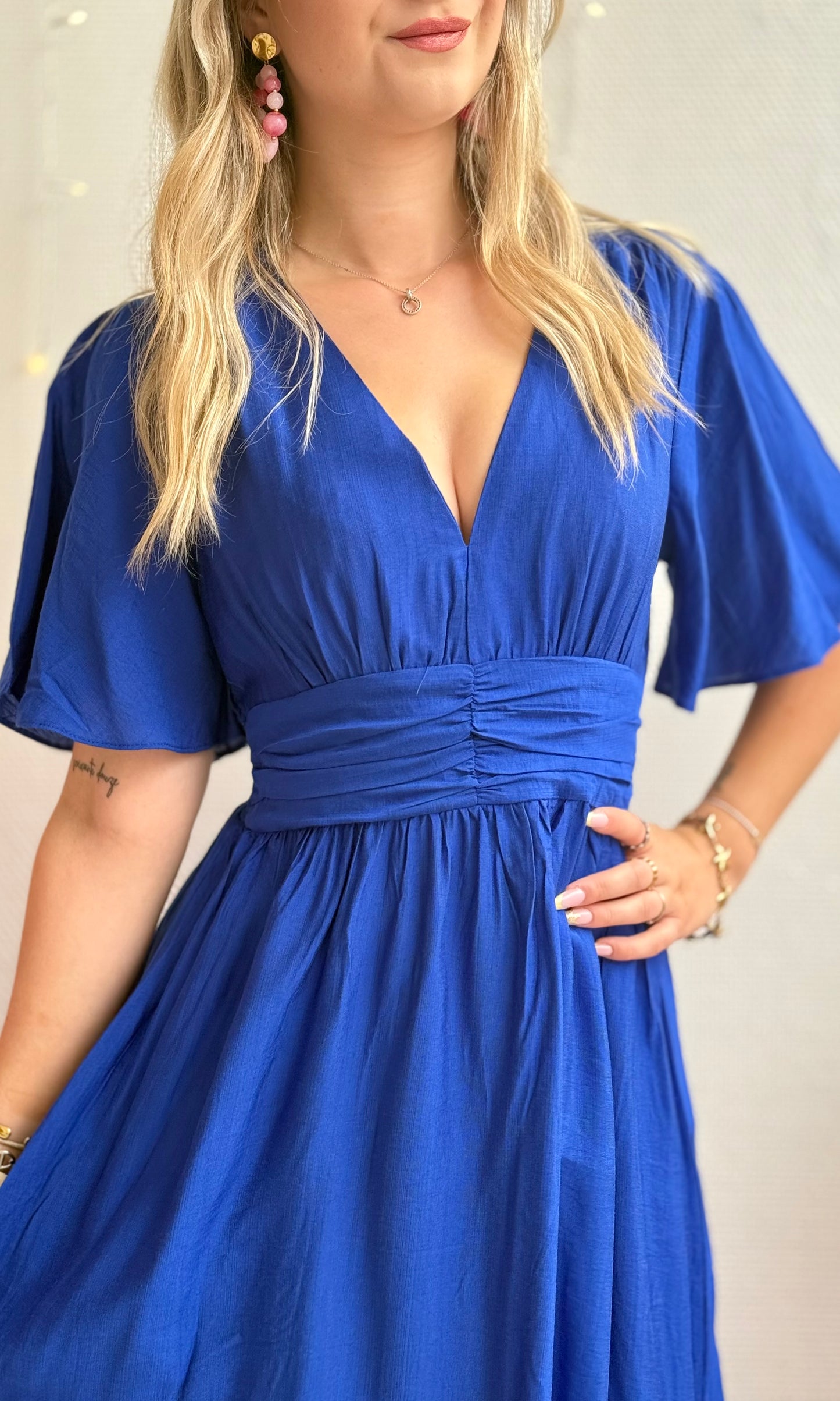 (CURVES) Robe longue SANTORINI