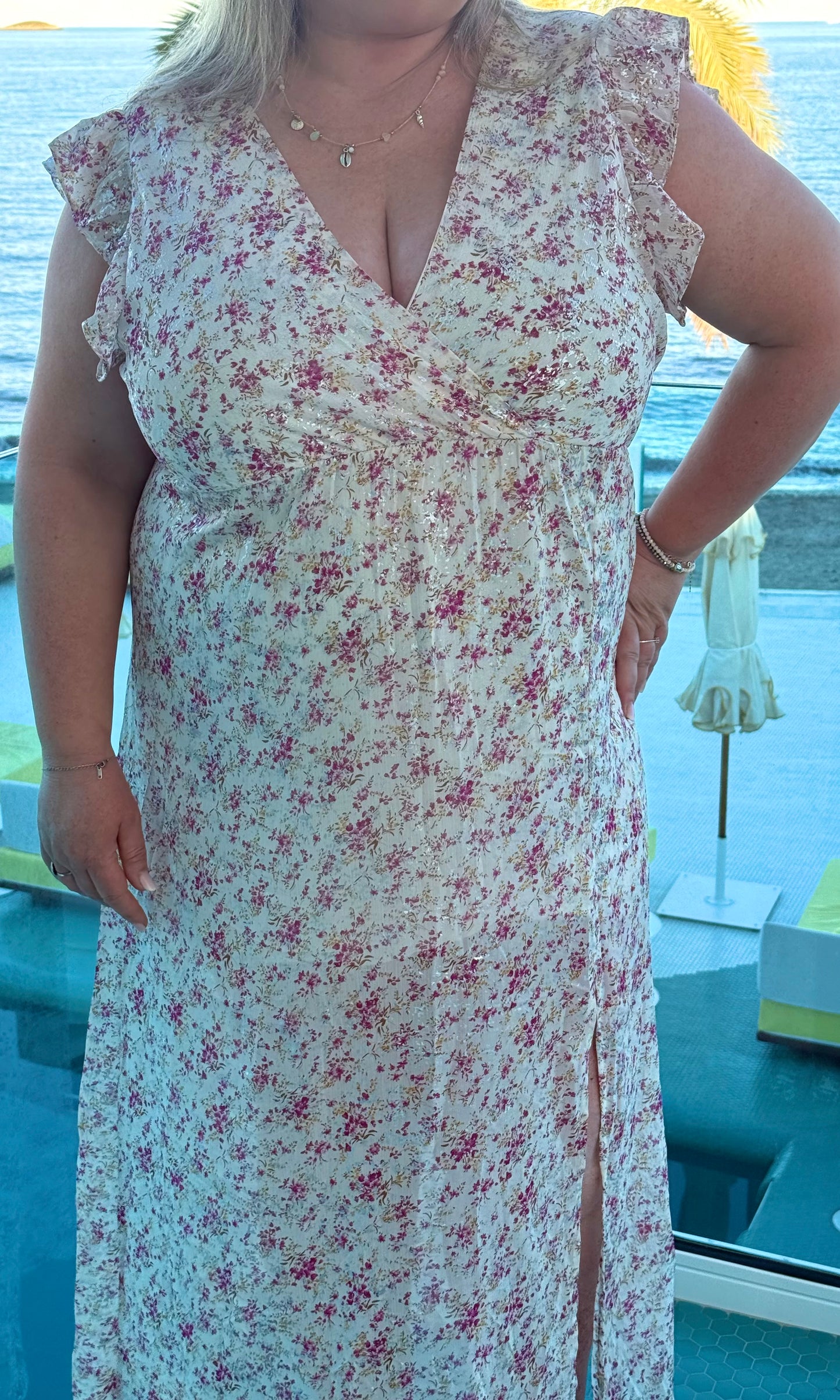 (CURVES) Robe longue ALINE