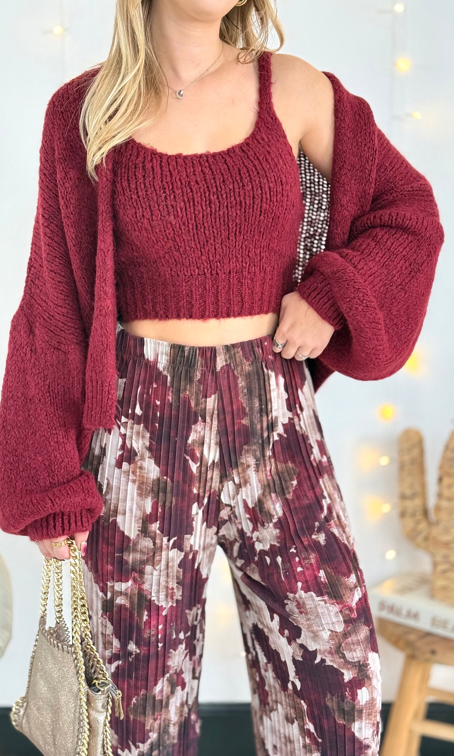 Pantalon plissé BLOOMING (34-48) 🇮🇹 - expédition vers le 1/10