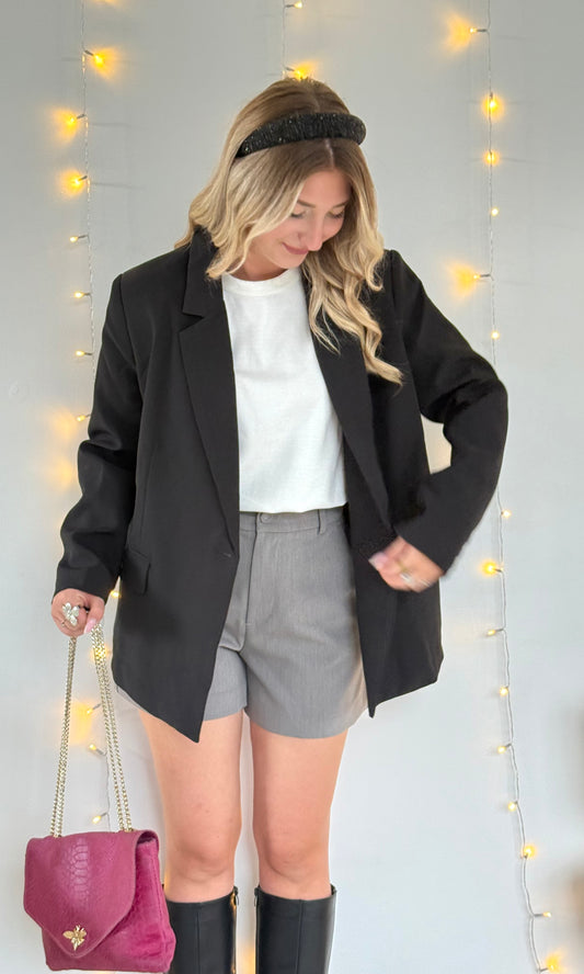 Blazer noir SERENA