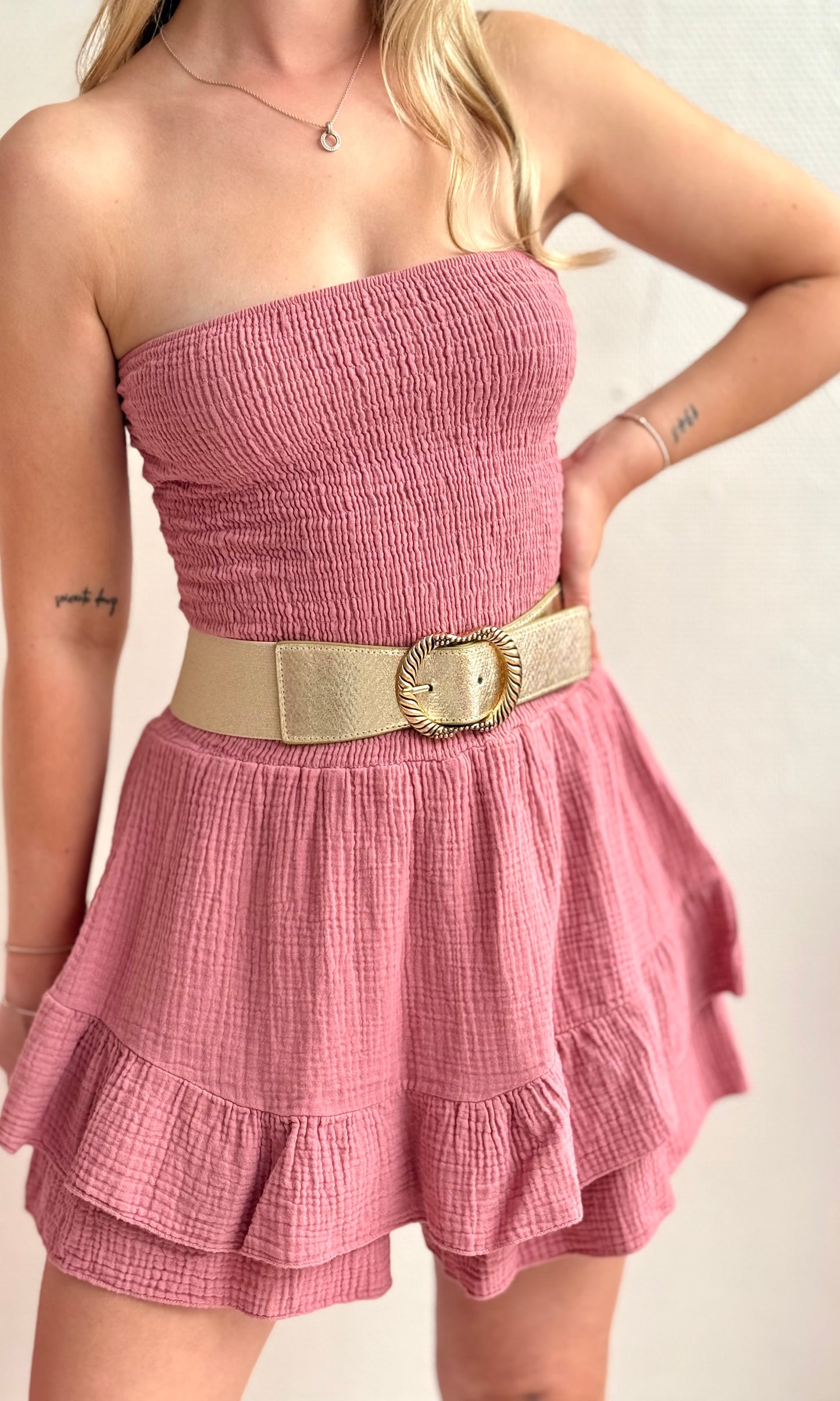 Combishort bustier HIBISCUS 🇮🇹